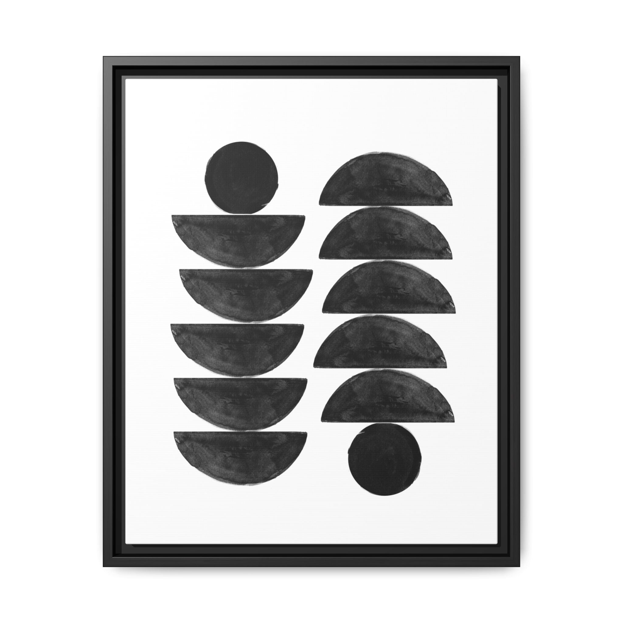 Obsidian Balance Echoes - Framed