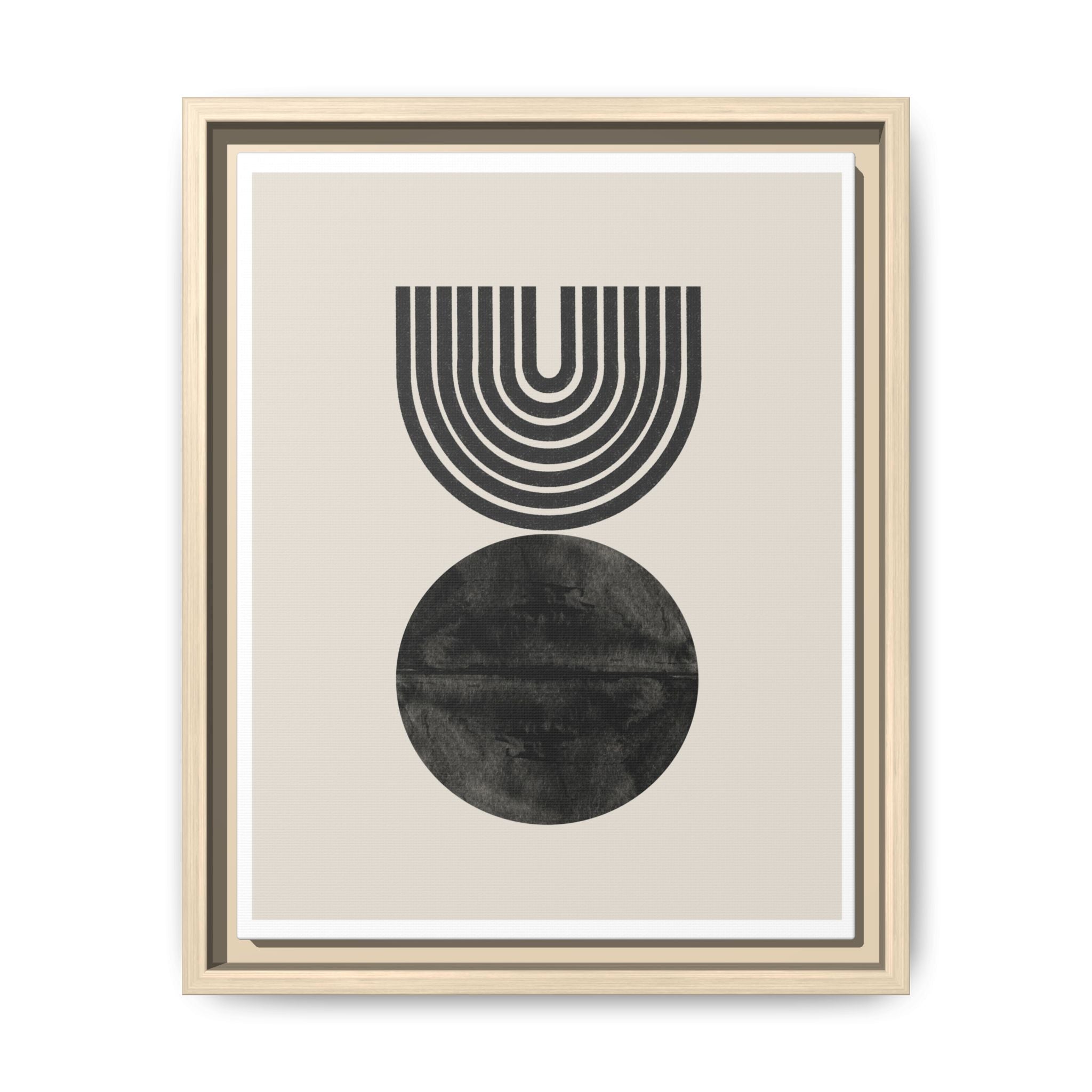 Obsidian Echo Arches - Framed