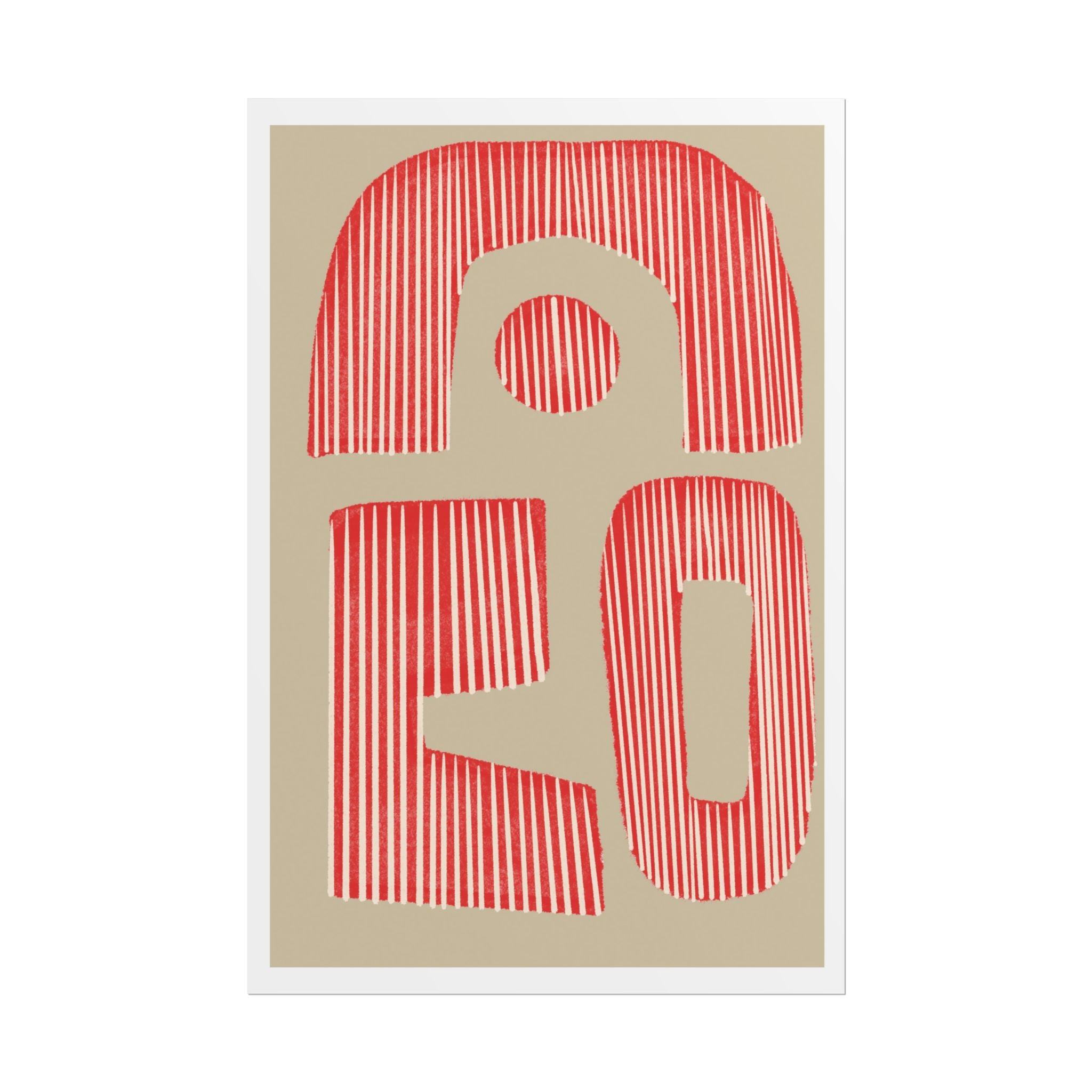 Coral Echo Forms - Poster