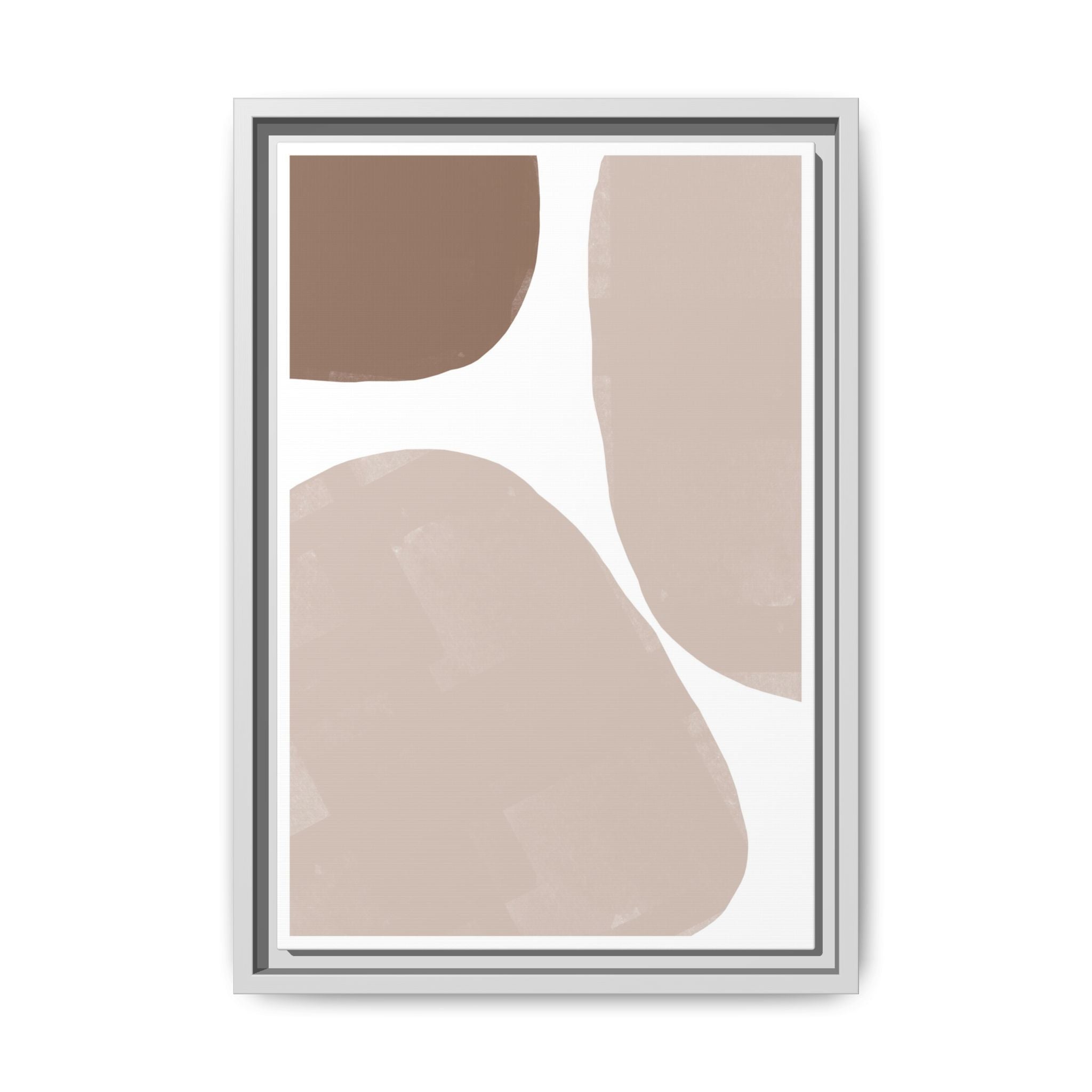 Muted Clay Horizons - Framed
