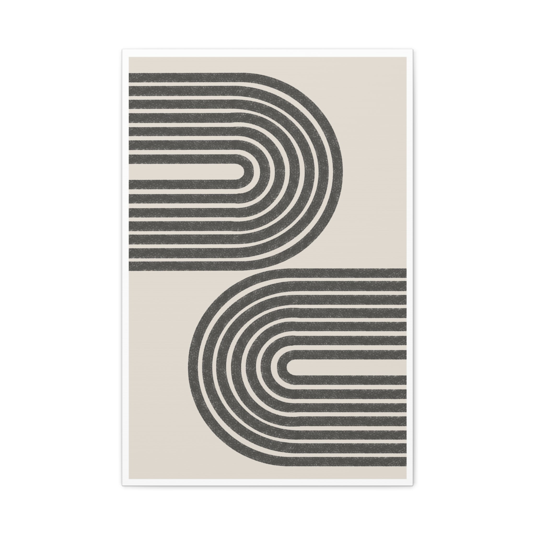Twin Horizon Currents - Canvas