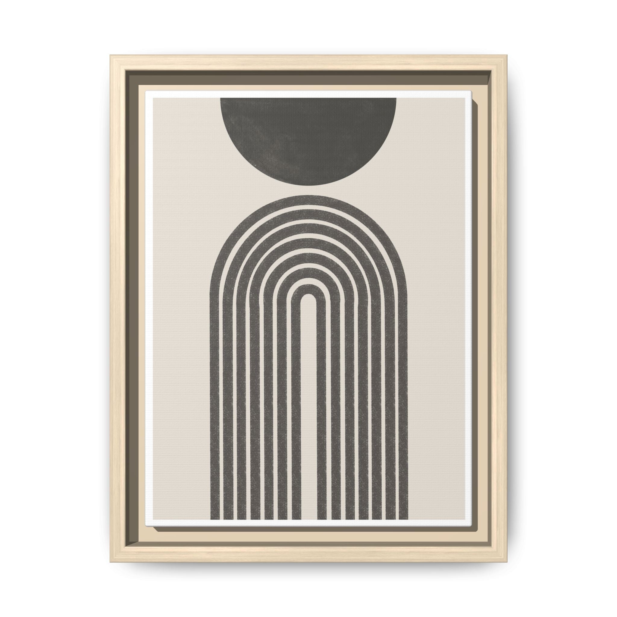 Obsidian Arch Resonance - Framed