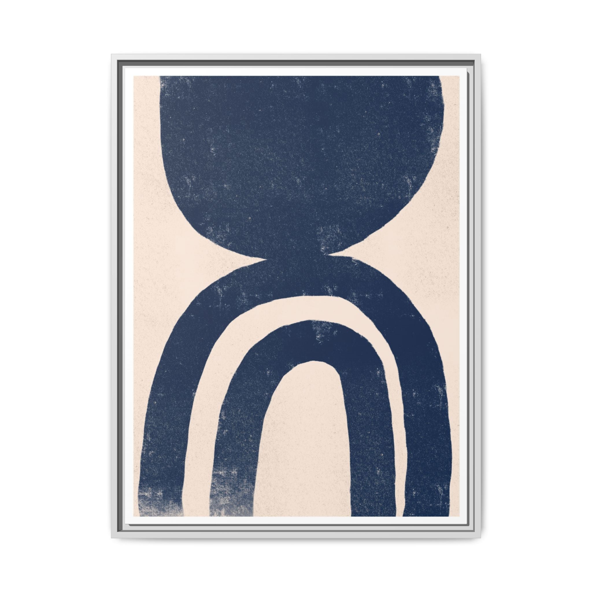 Indigo Arch Stillness - Framed