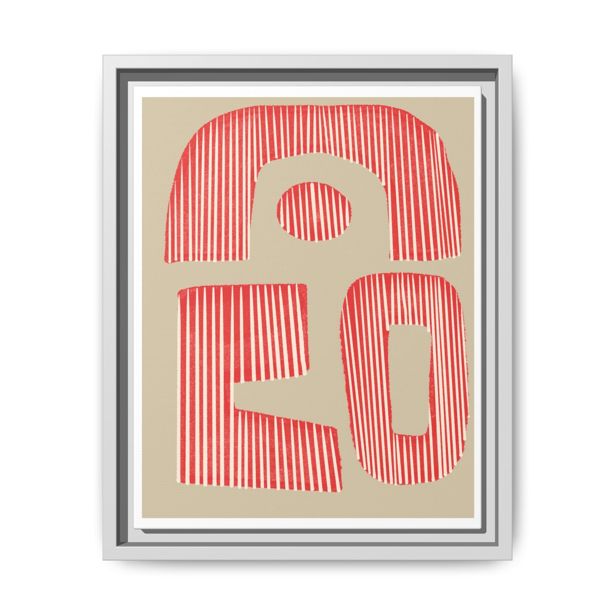 Coral Echo Forms - Framed