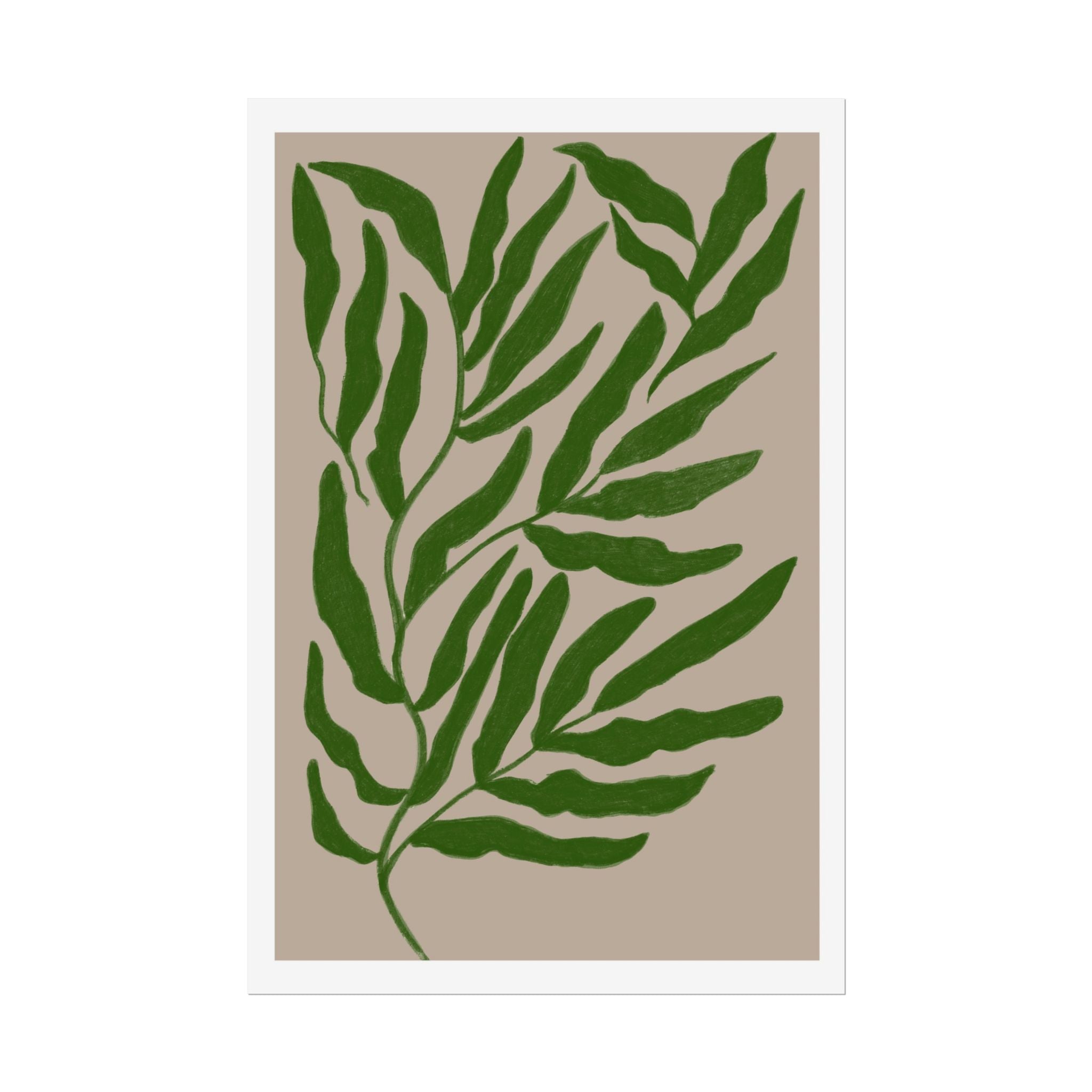 Emerald Canopy Drift - Poster