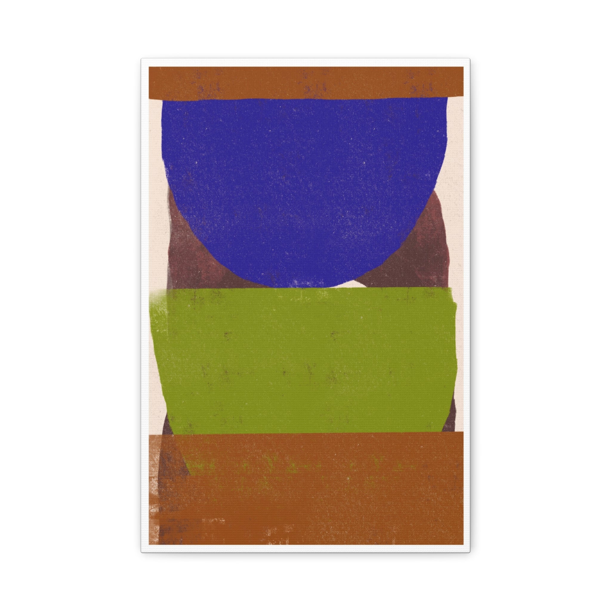 Cobalt Meadow Horizon - Canvas