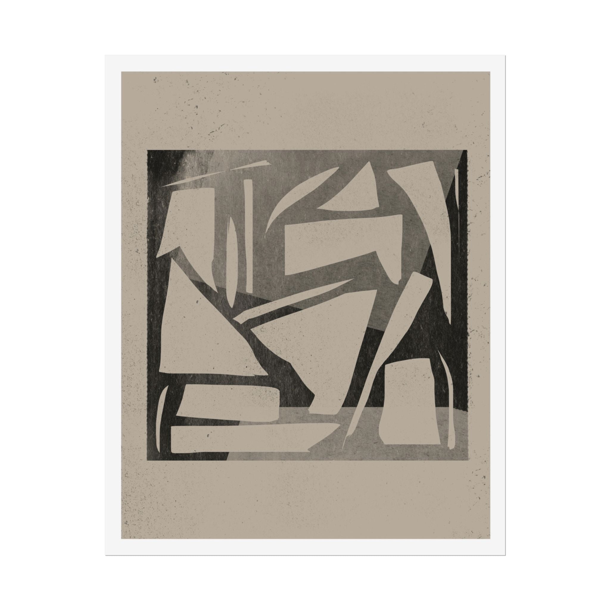 Shadow Fragment Rhythm Study - Poster