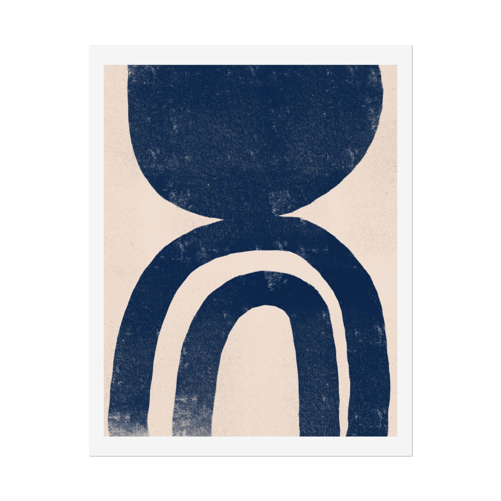 Indigo Arch Stillness - Poster