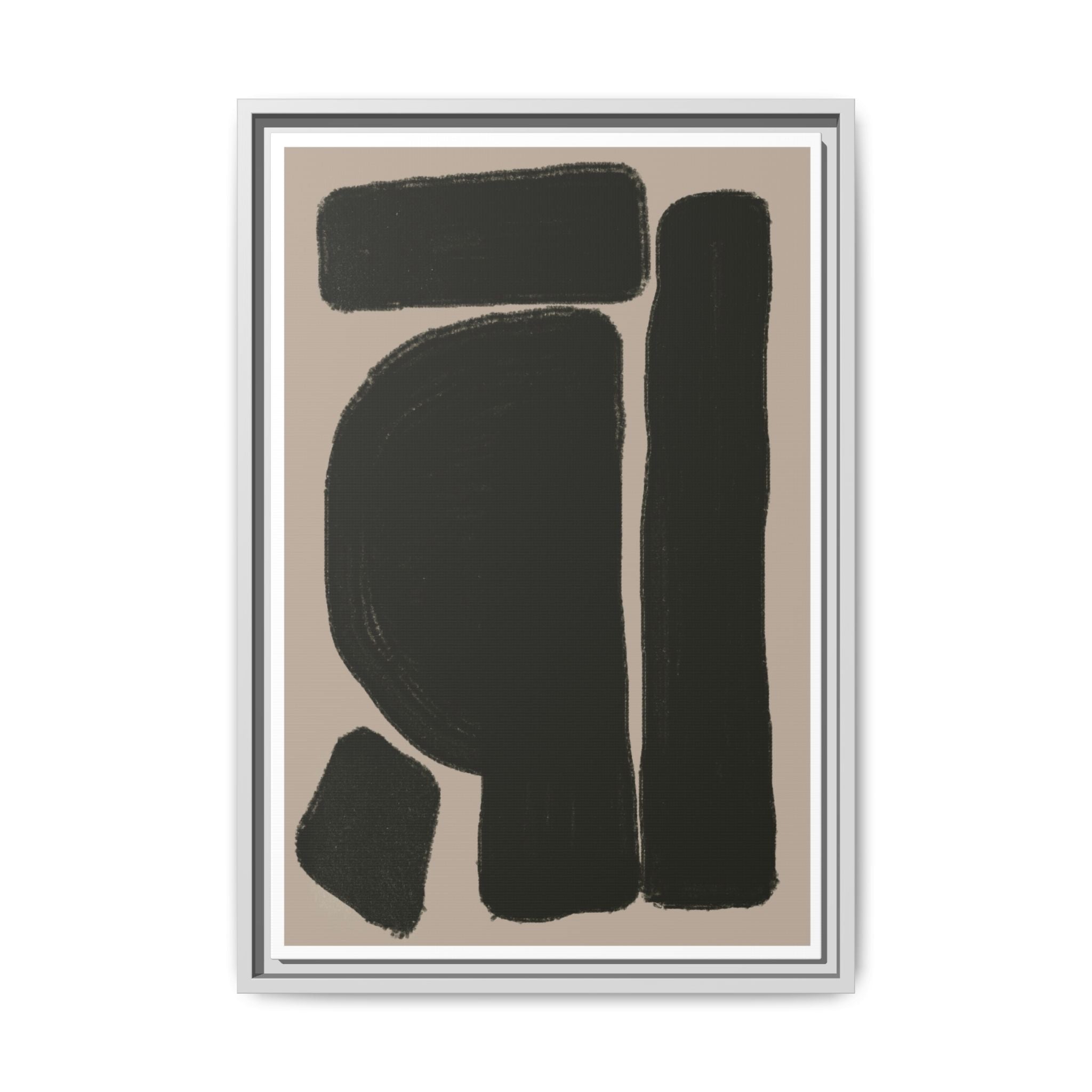 Velvet Obsidian Forms - Framed