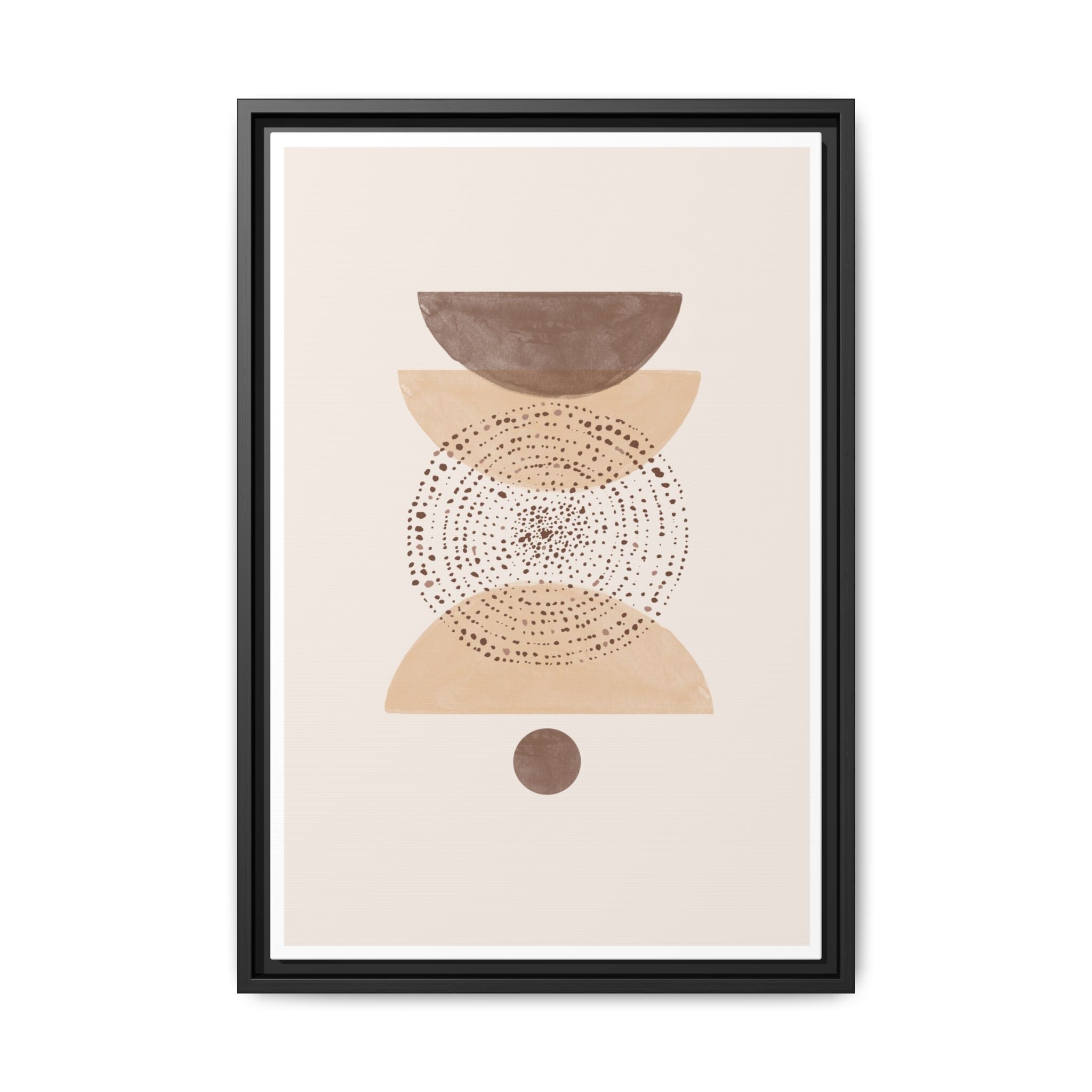 Terracotta Orbit Balance - Framed