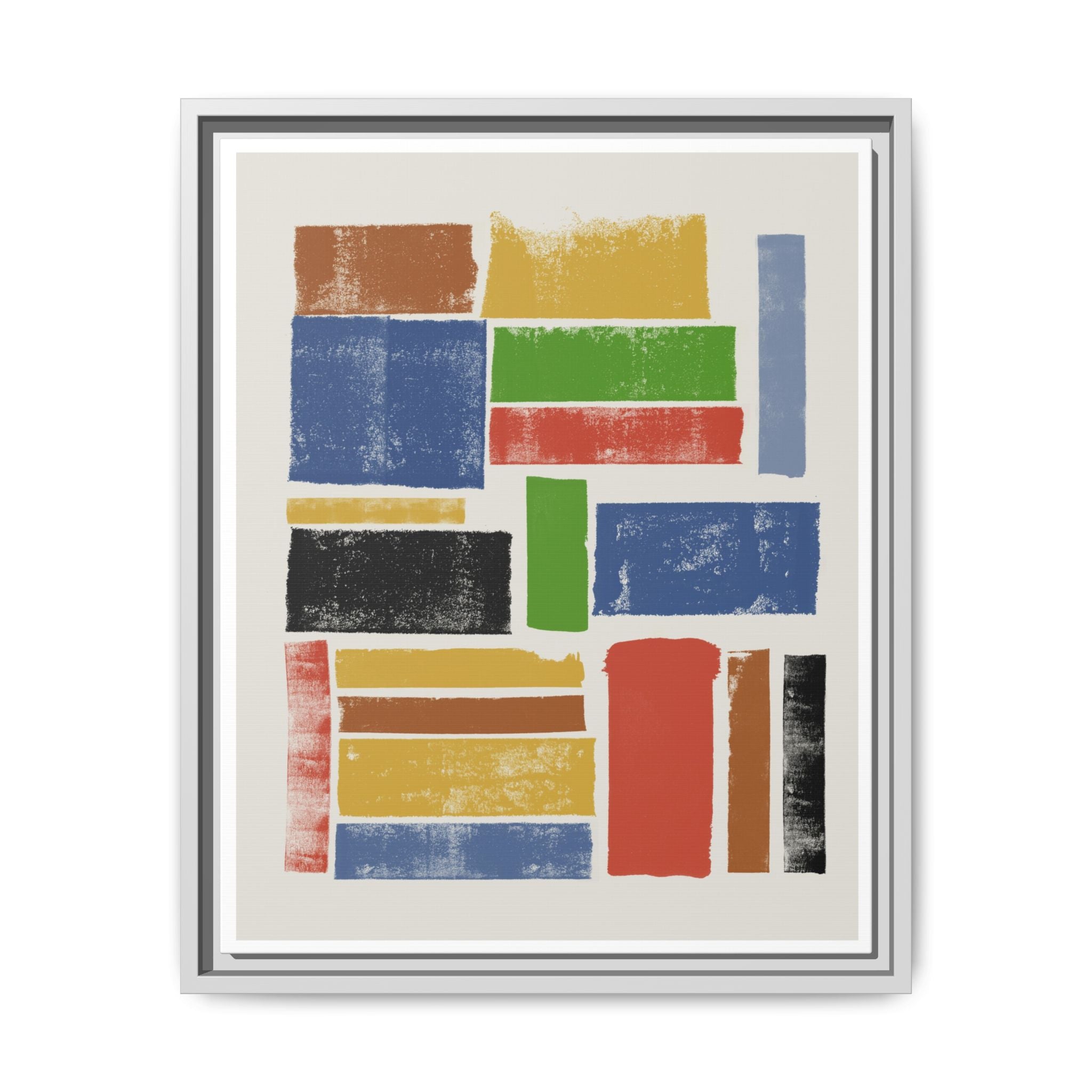 Playful Color Rhythm - Framed