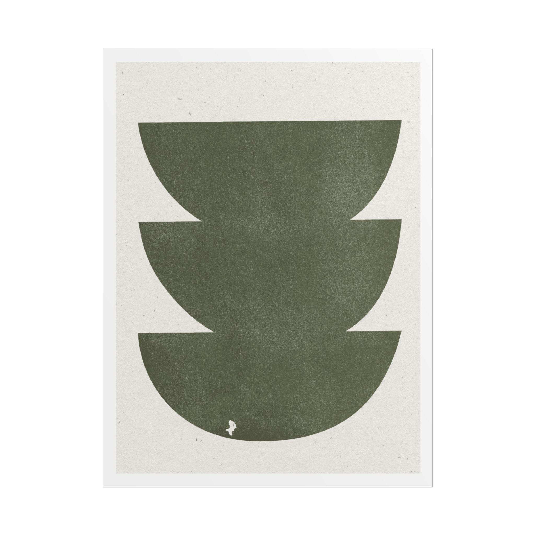 Olive Balance Forms - Poster