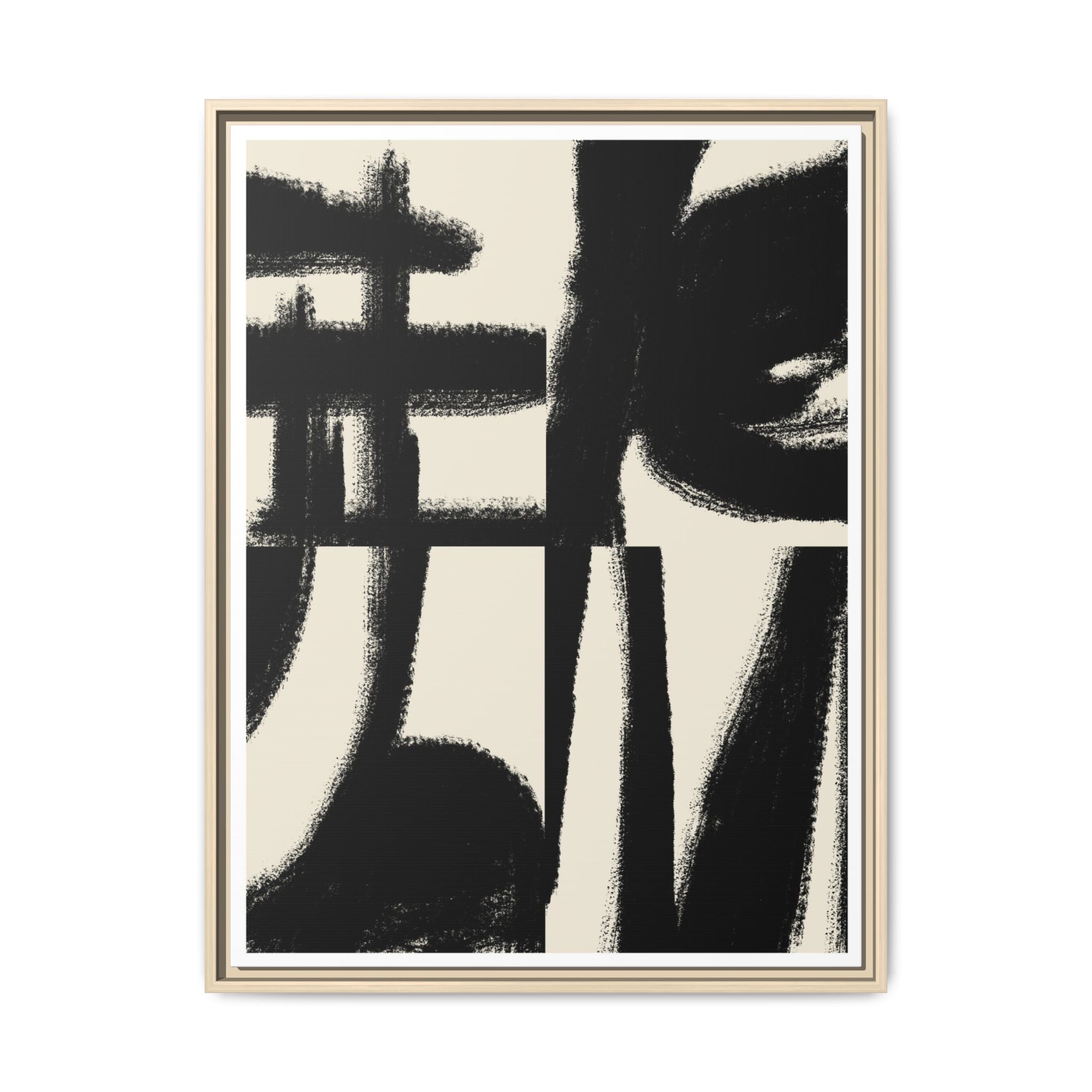 Midnight Gesture Fragments - Framed