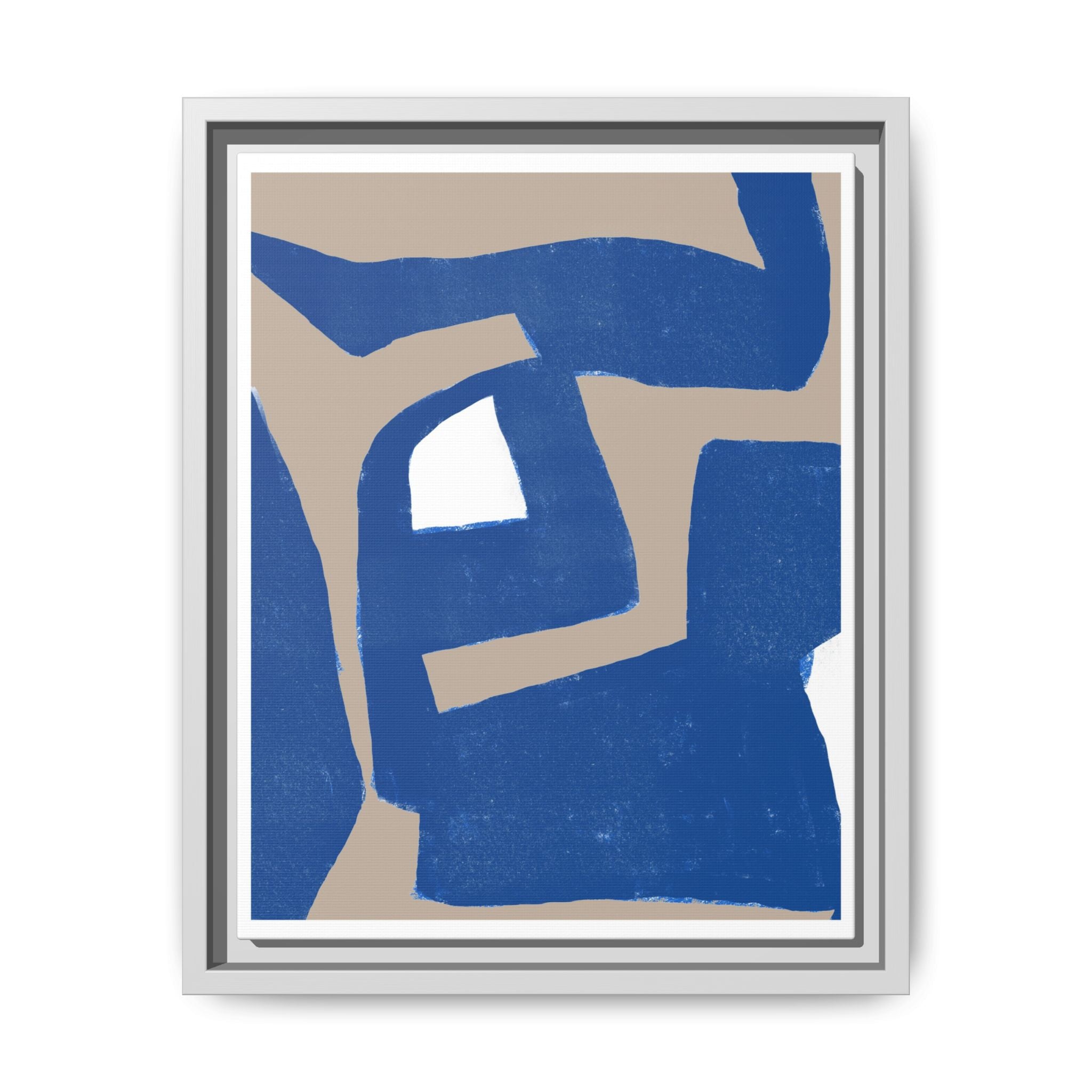 Cobalt Passage Echoes - Framed