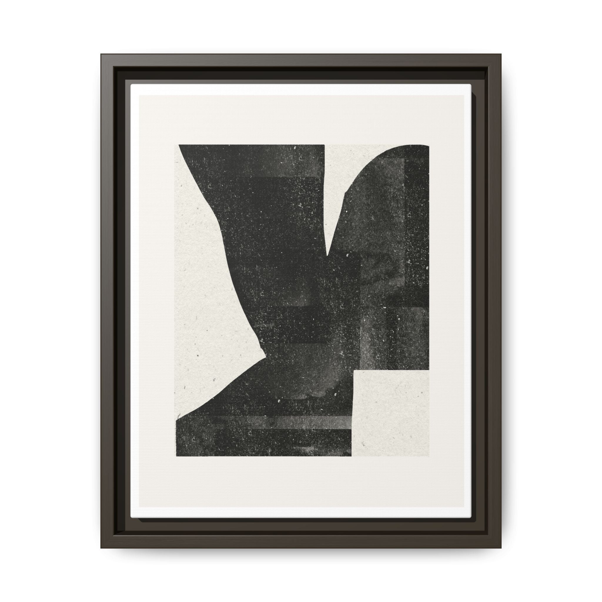 Noir Balance Echoes - Framed
