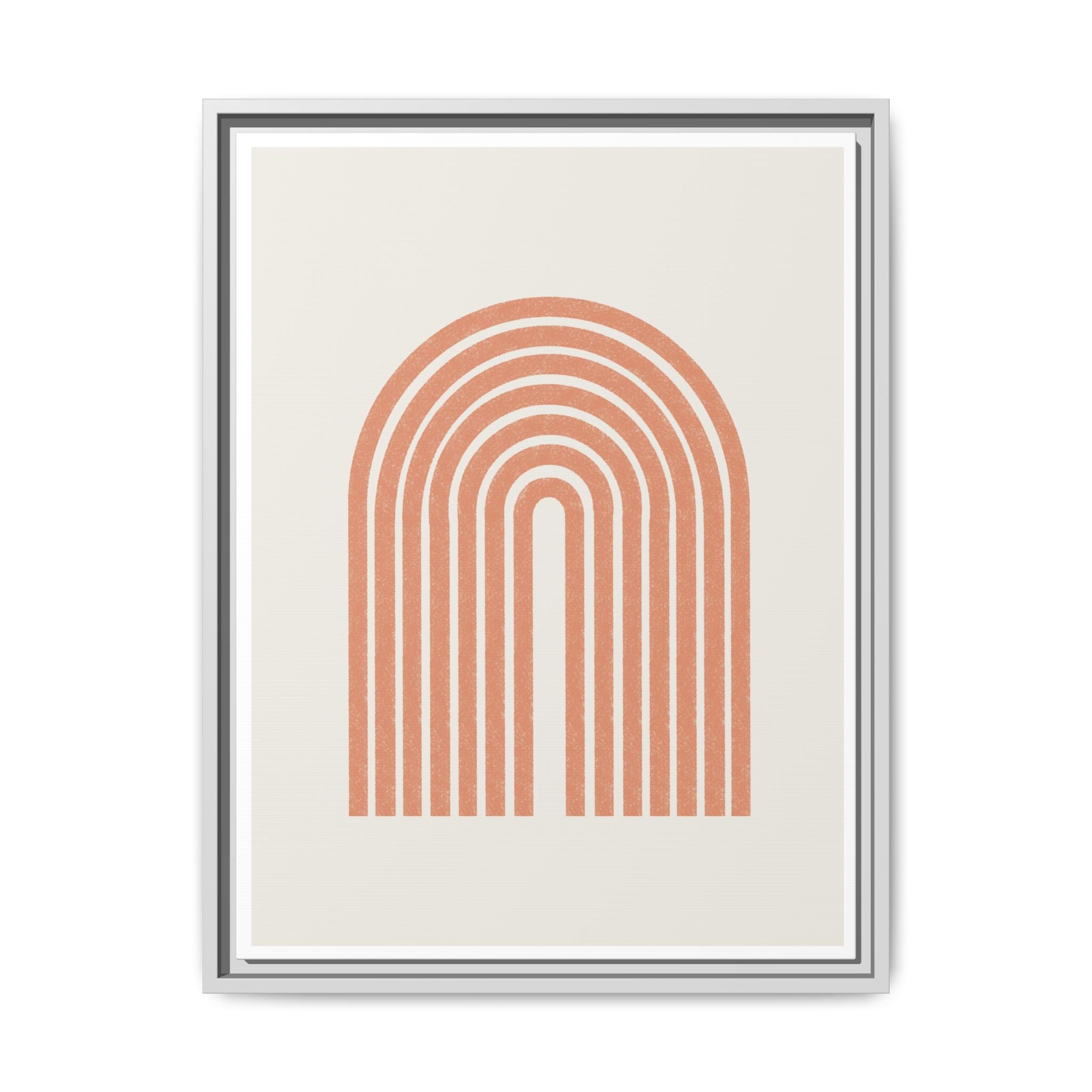Terracotta Arc Whisper - Framed