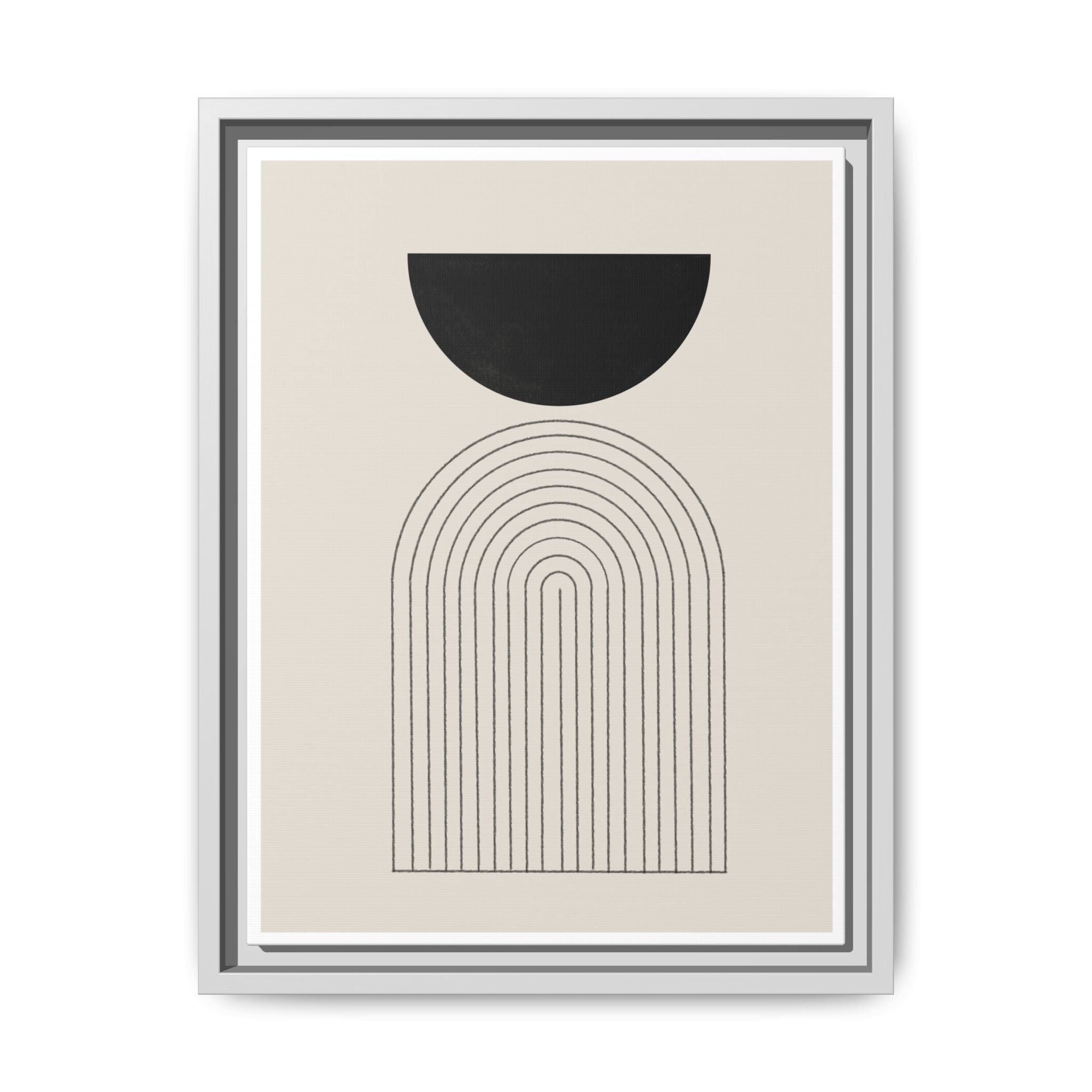 Midnight Portal Lines - Framed