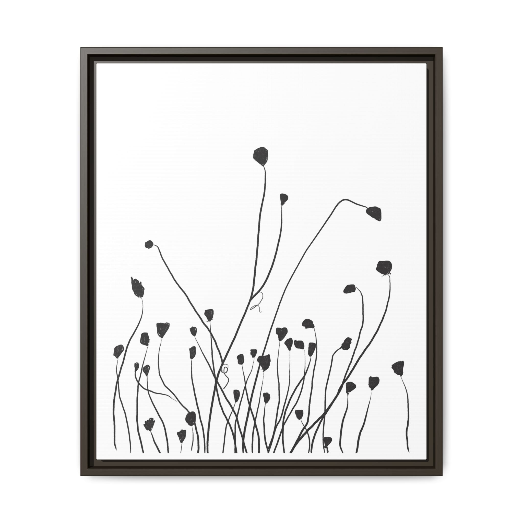 Silent Bloom Horizon - Framed
