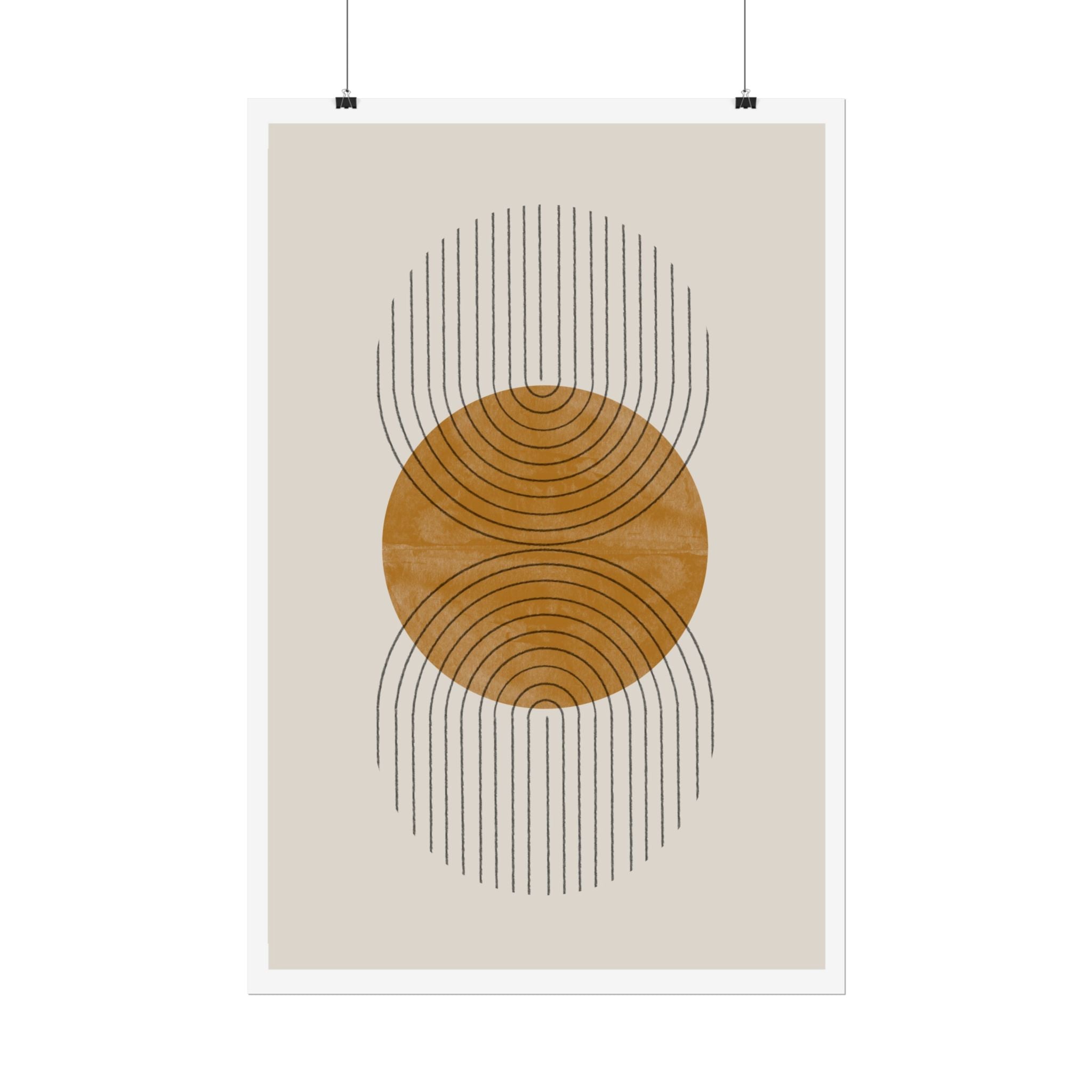Golden Echo Arches - Poster