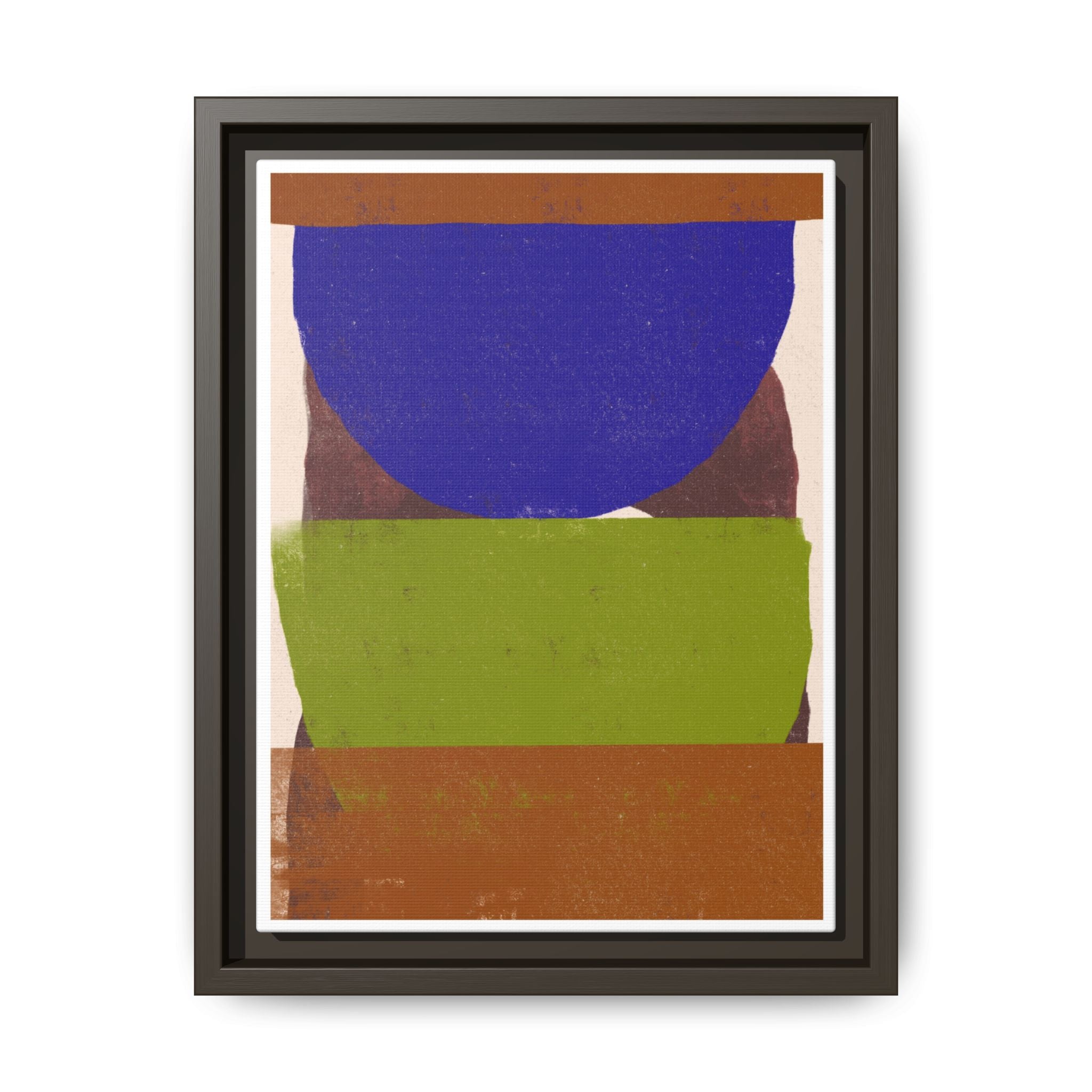 Cobalt Meadow Horizon - Framed