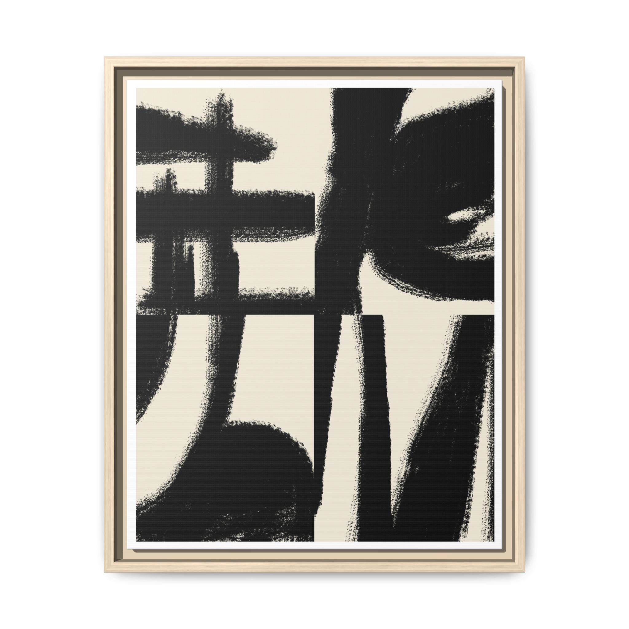 Midnight Gesture Fragments - Framed