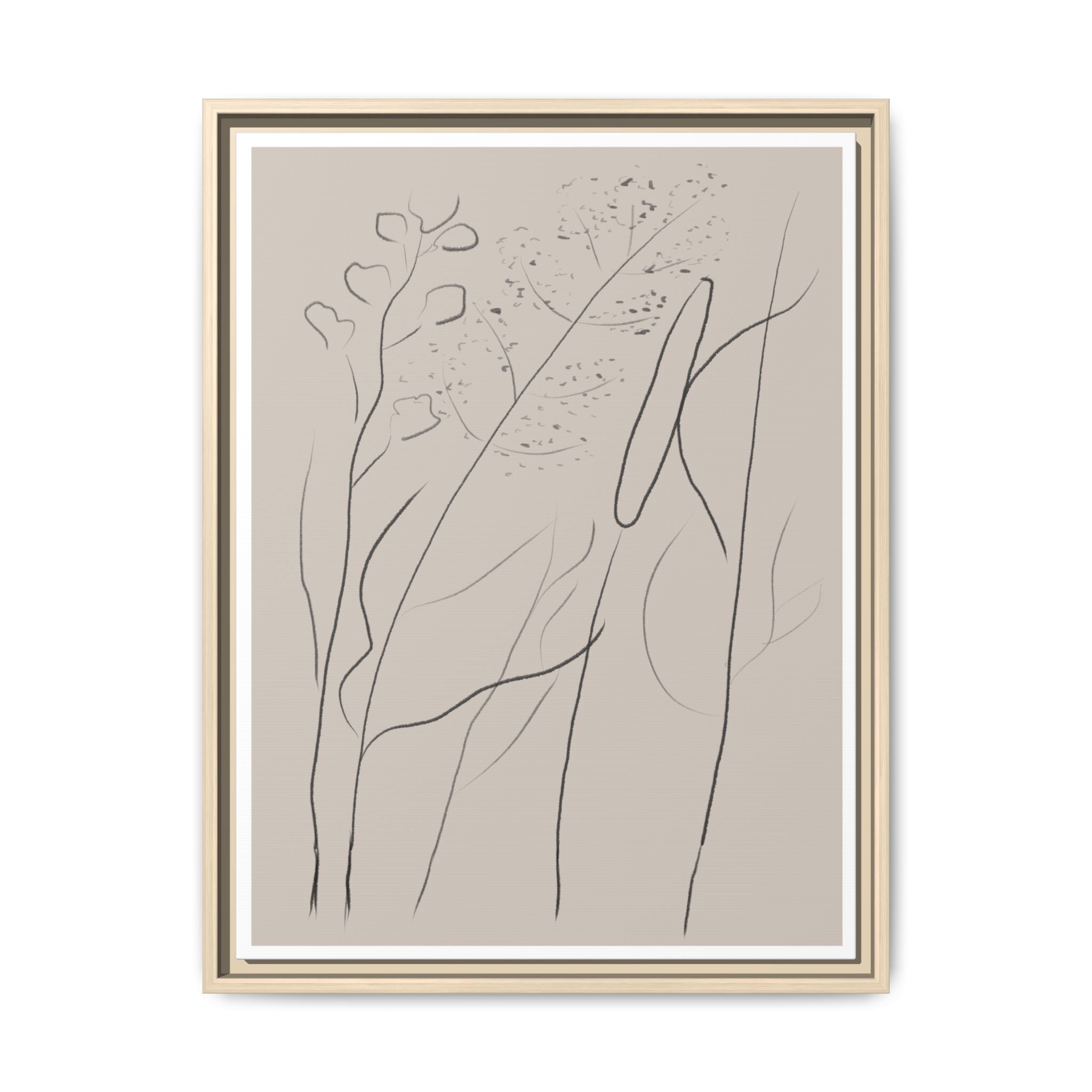 Quiet Woodland Traces - Framed