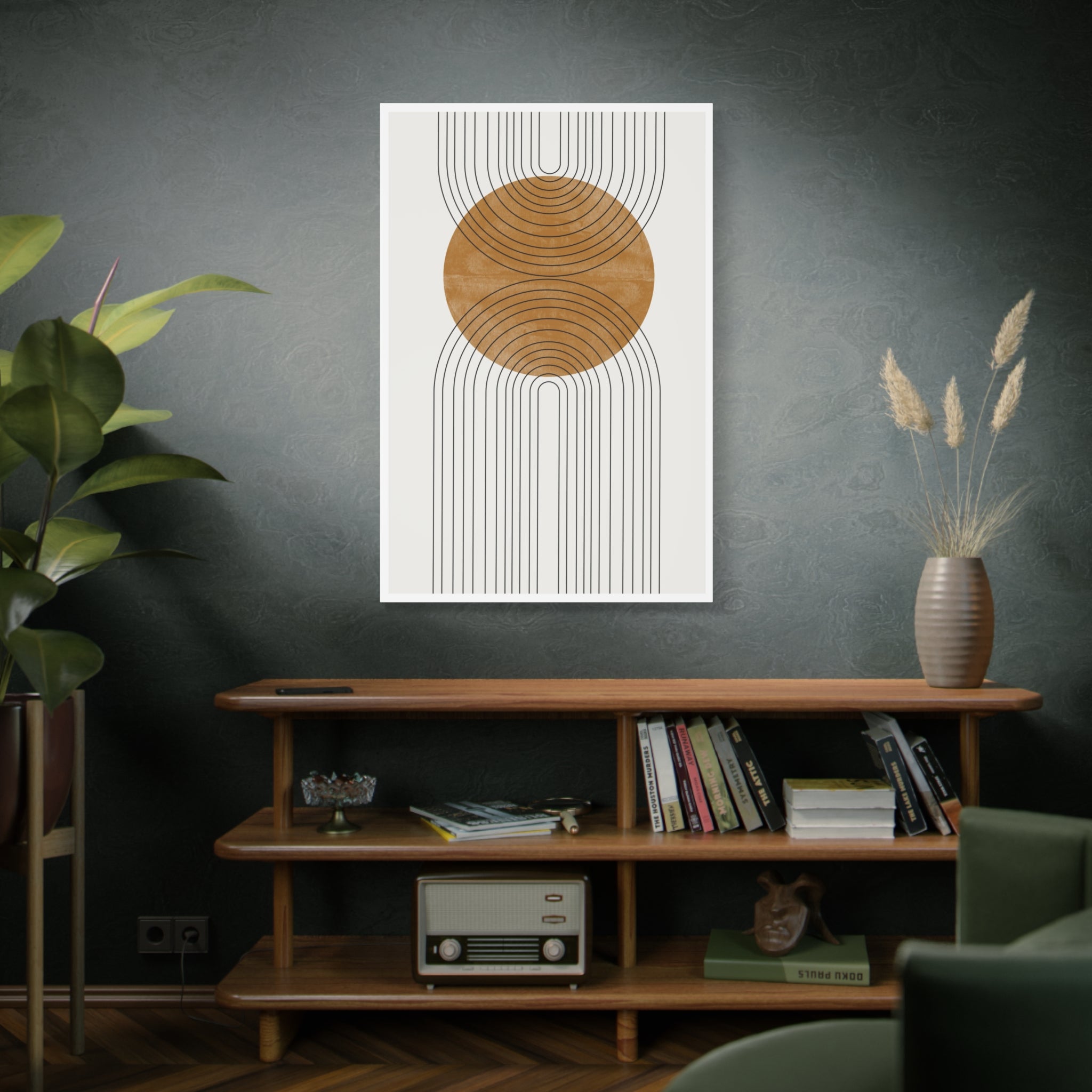 Golden Horizon Convergence - Canvas