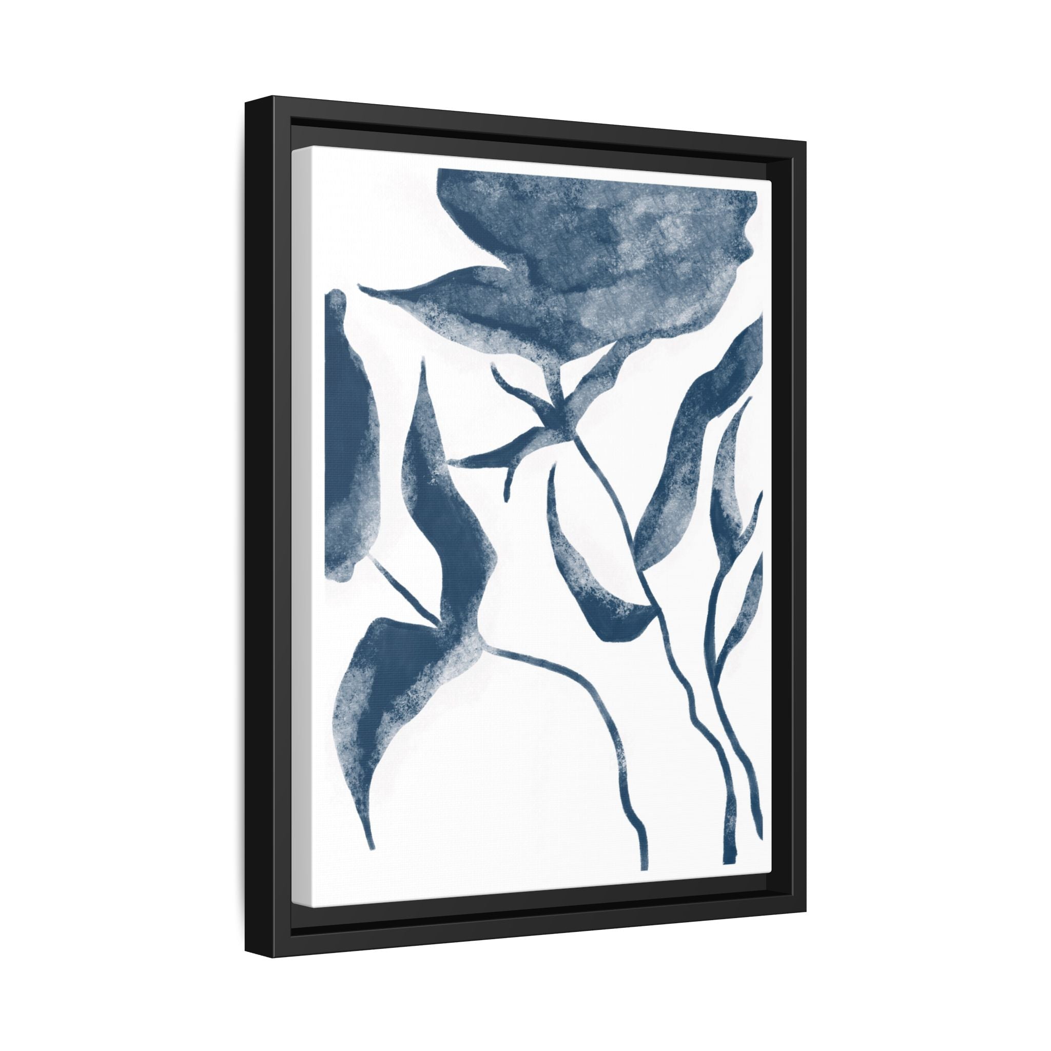 Indigo Bloom Reverie - Framed