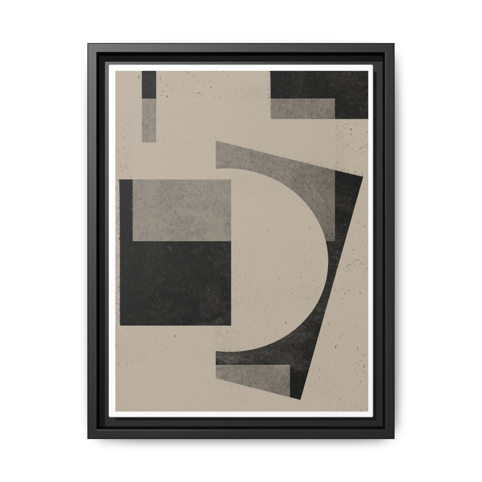 Obsidian Balance Study - Framed