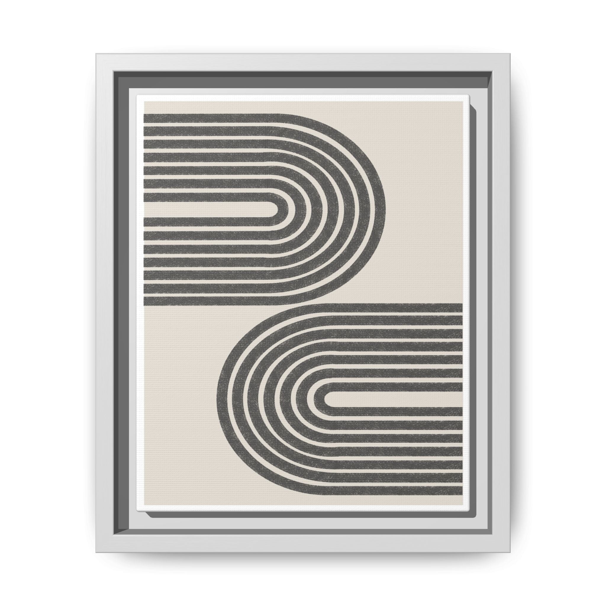 Twin Horizon Currents - Framed
