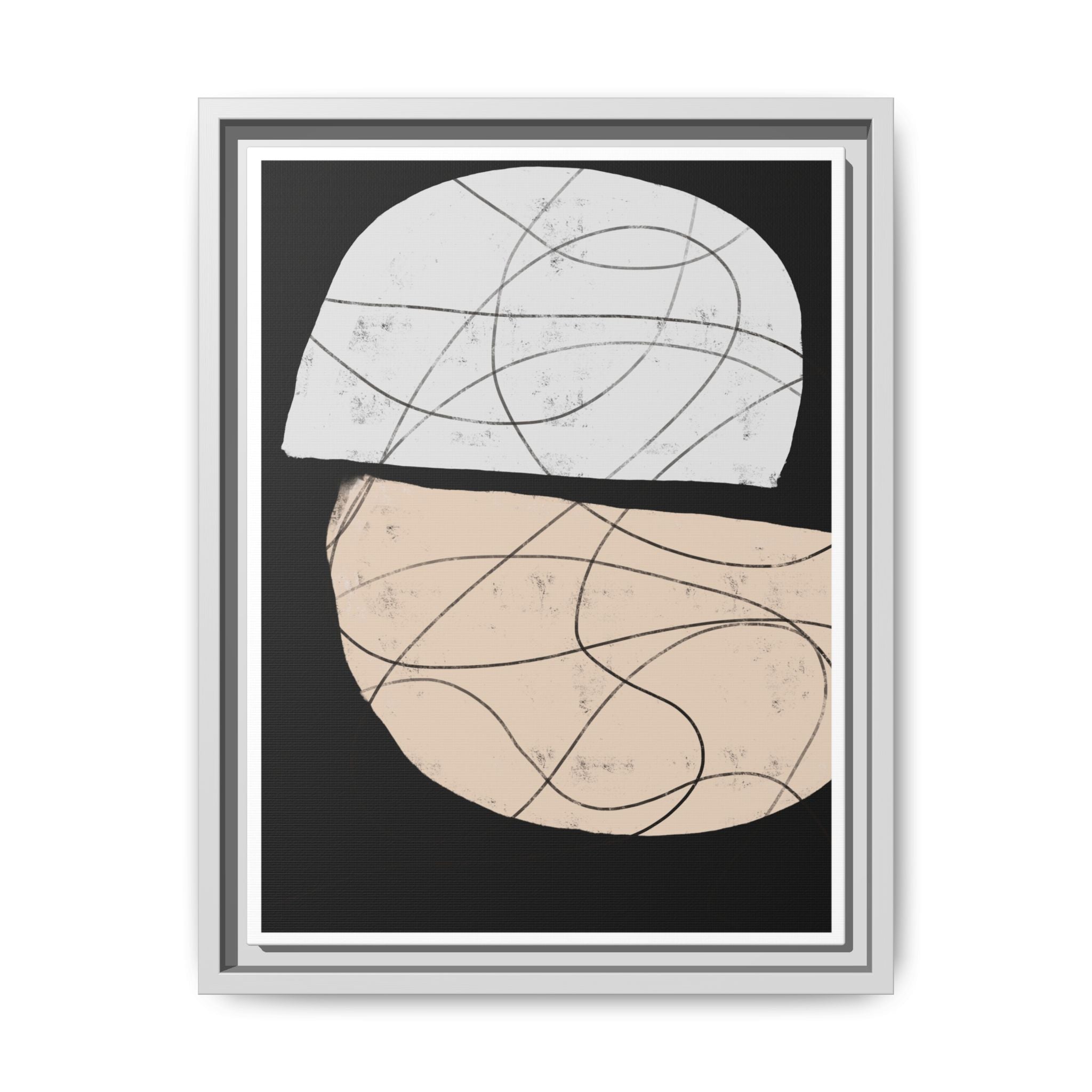 Nocturne Orbit Lines - Framed