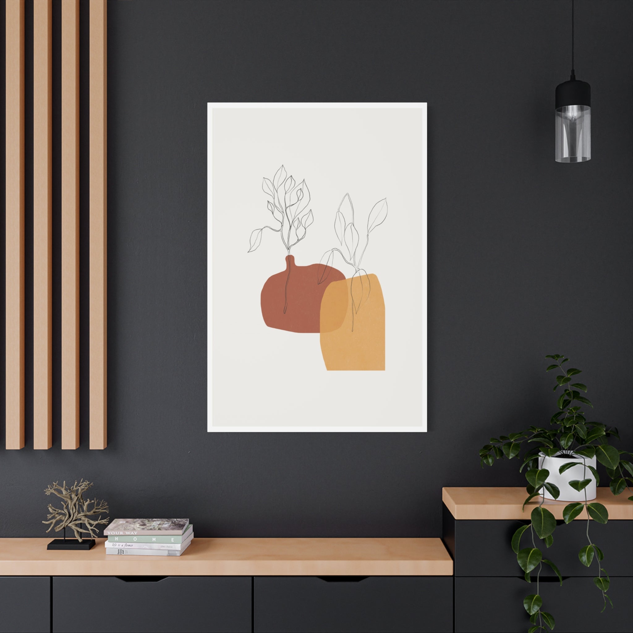 Terracotta Whisper Forms - Canvas