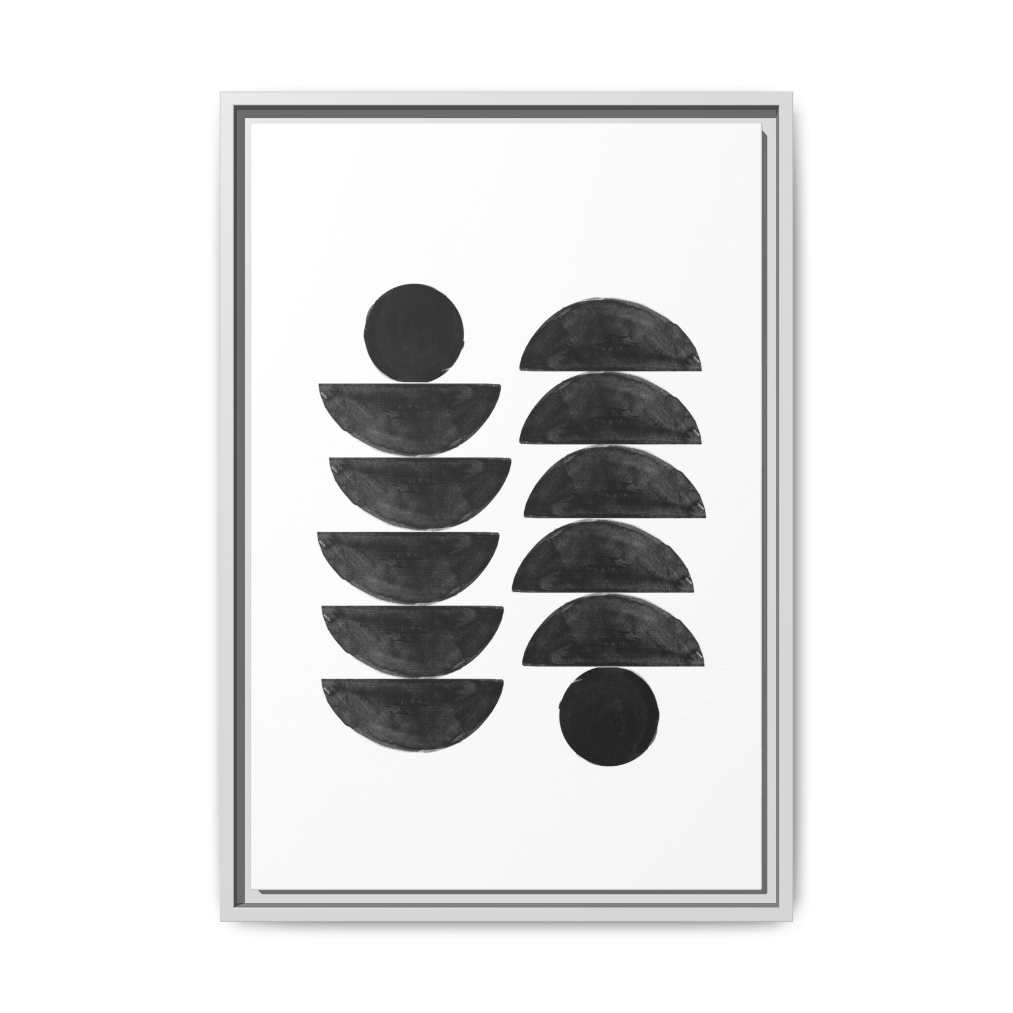 Obsidian Balance Echoes - Framed