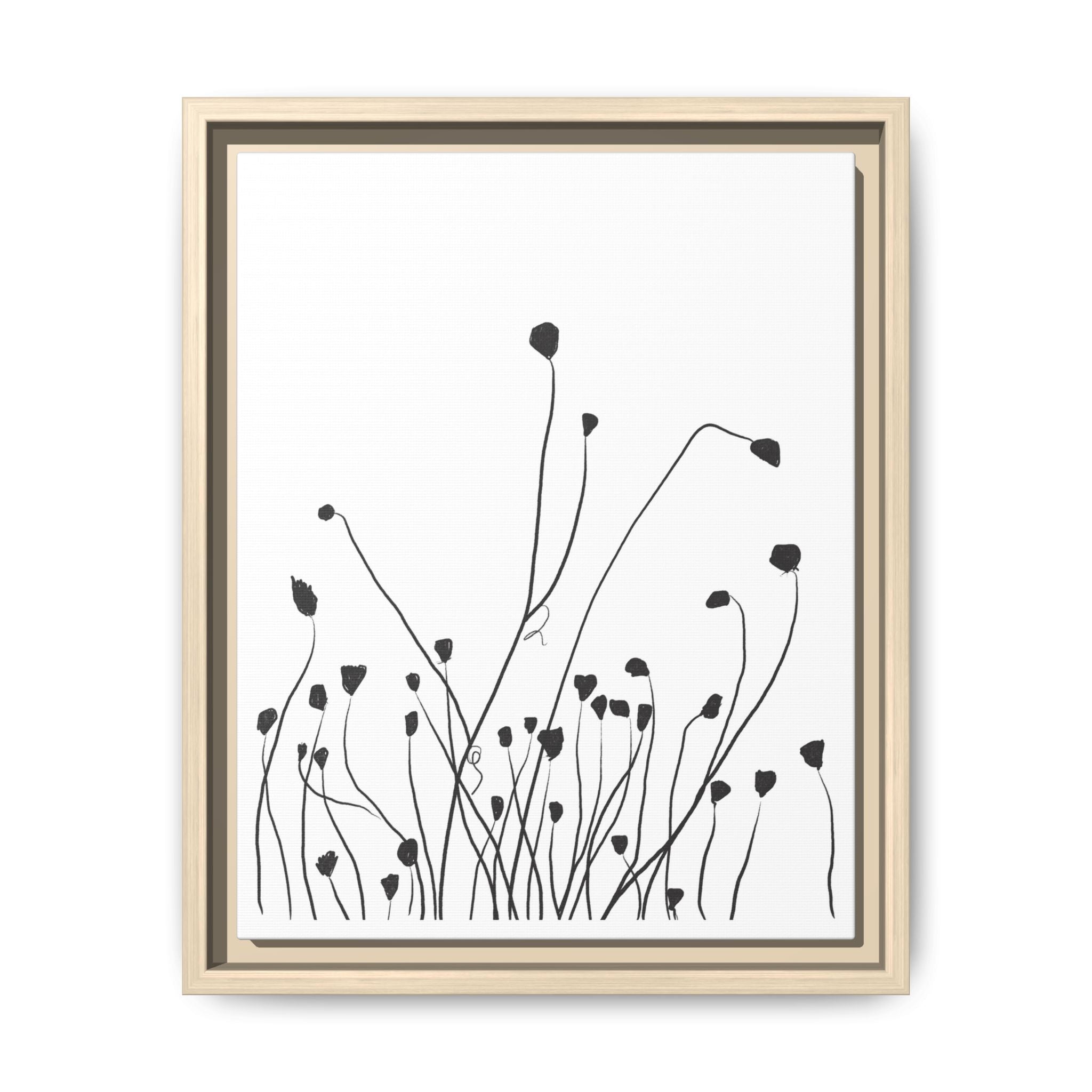 Silent Bloom Horizon - Framed