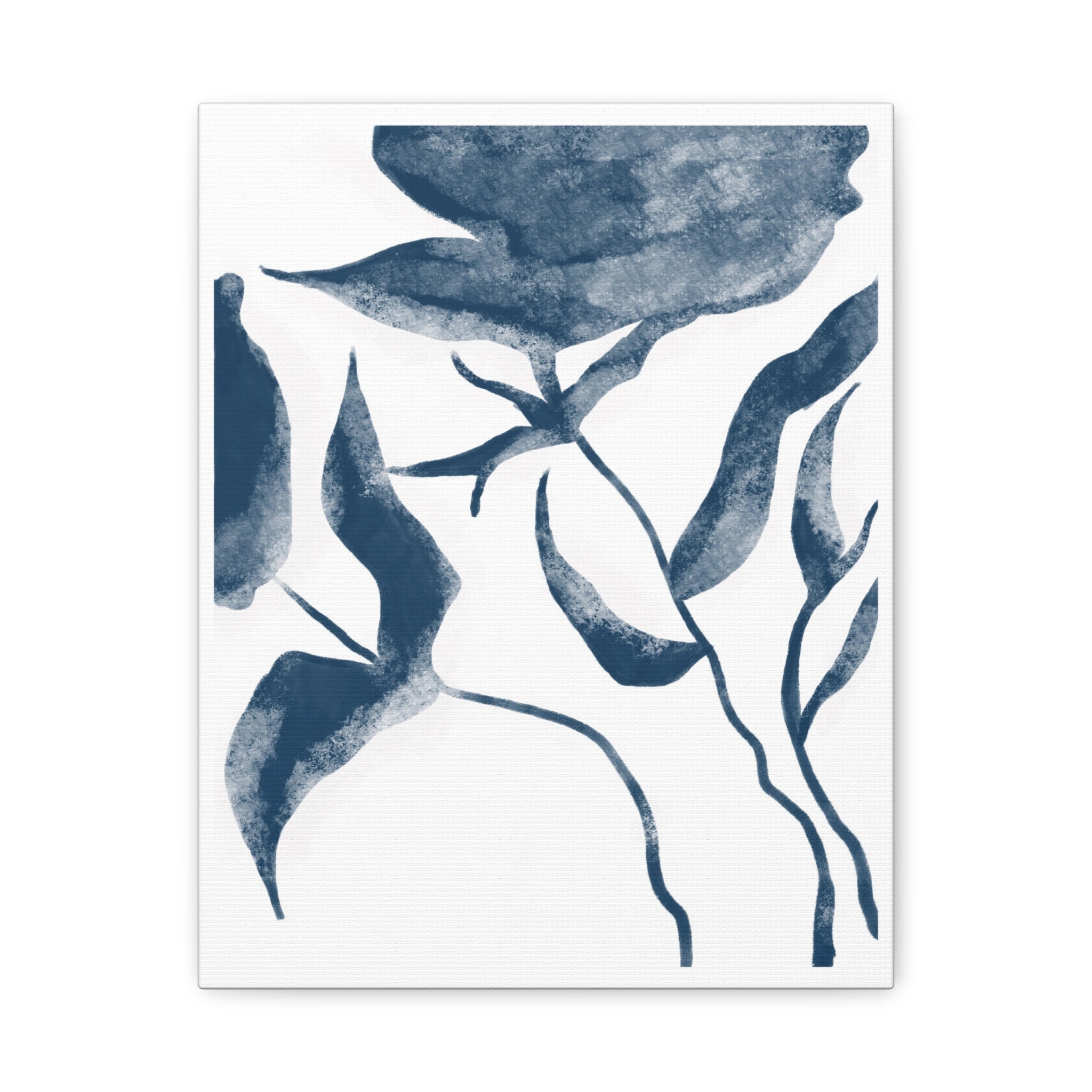 Indigo Bloom Reverie - Canvas