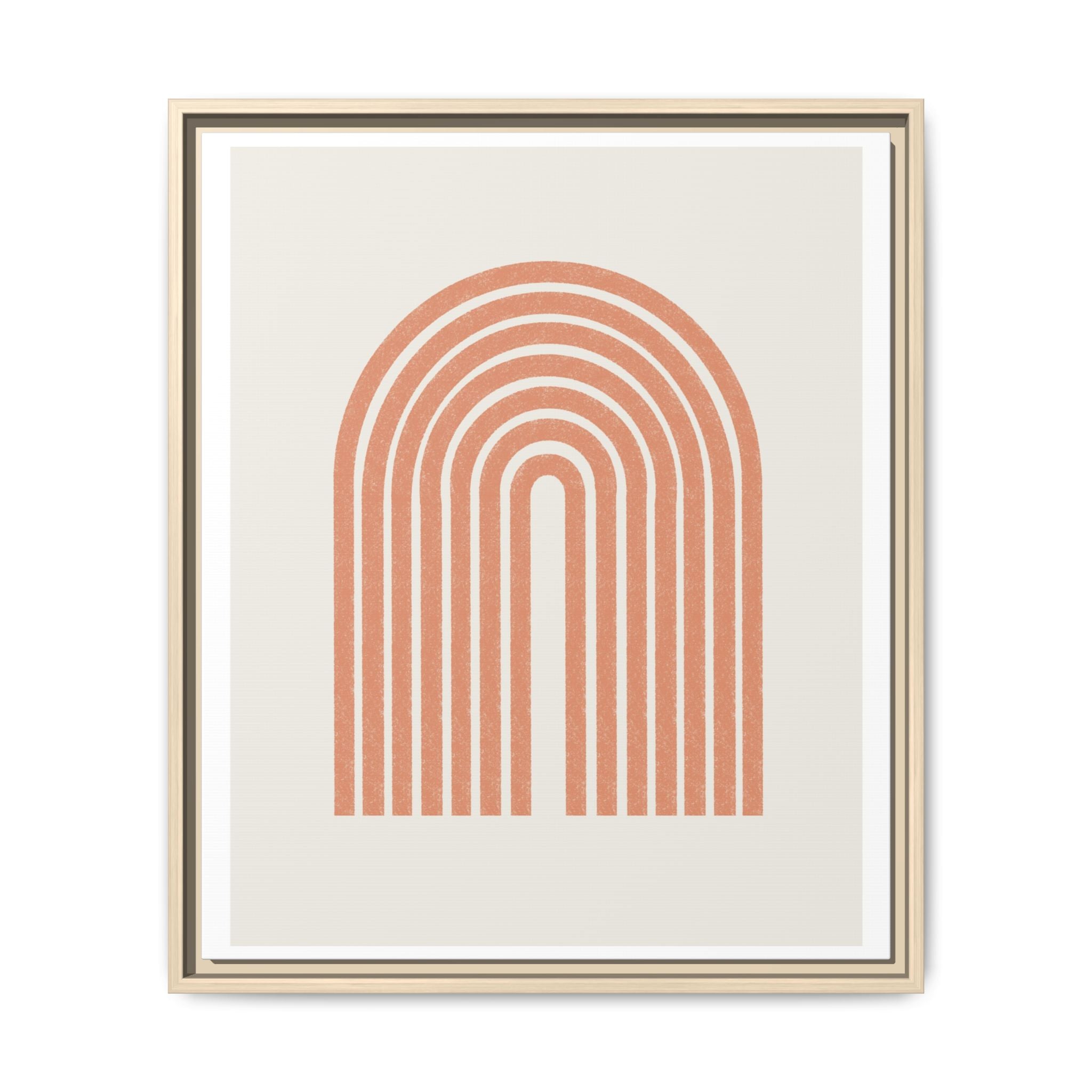Terracotta Arc Whisper - Framed