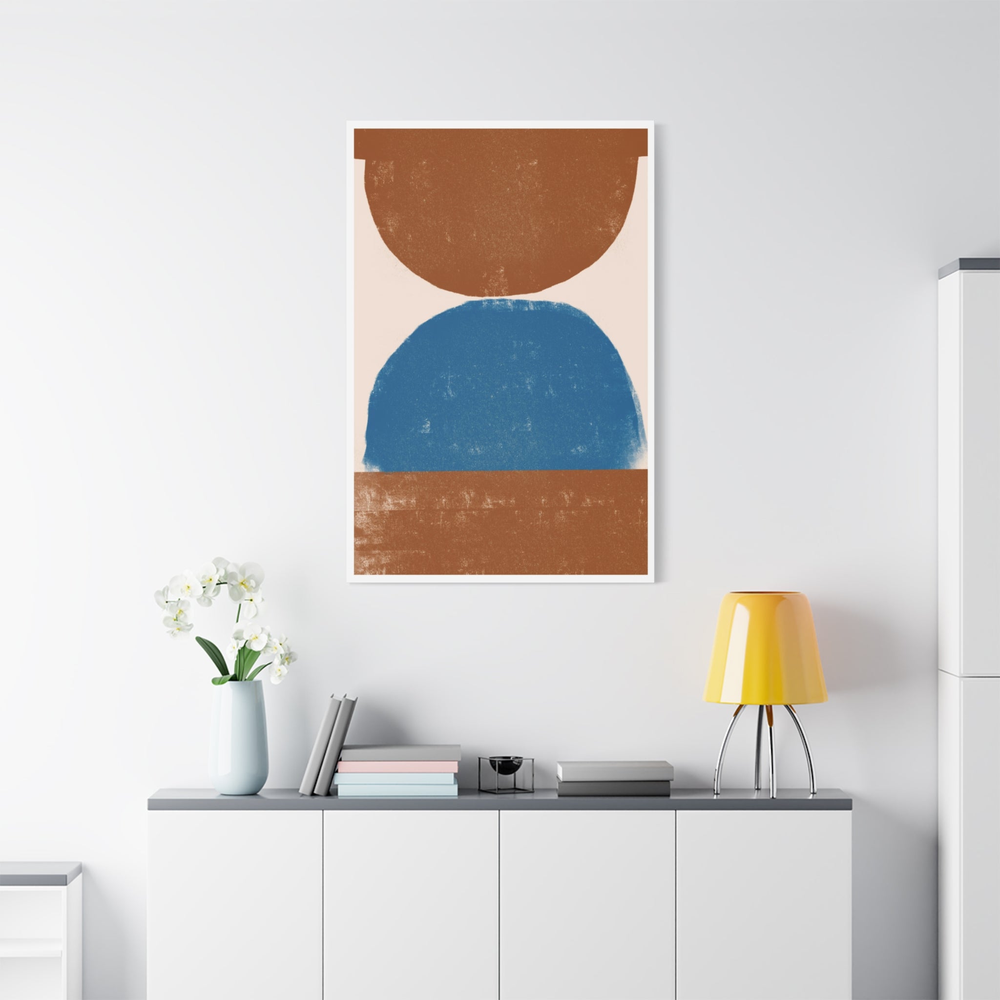 Cobalt Ember Equilibrium - Canvas