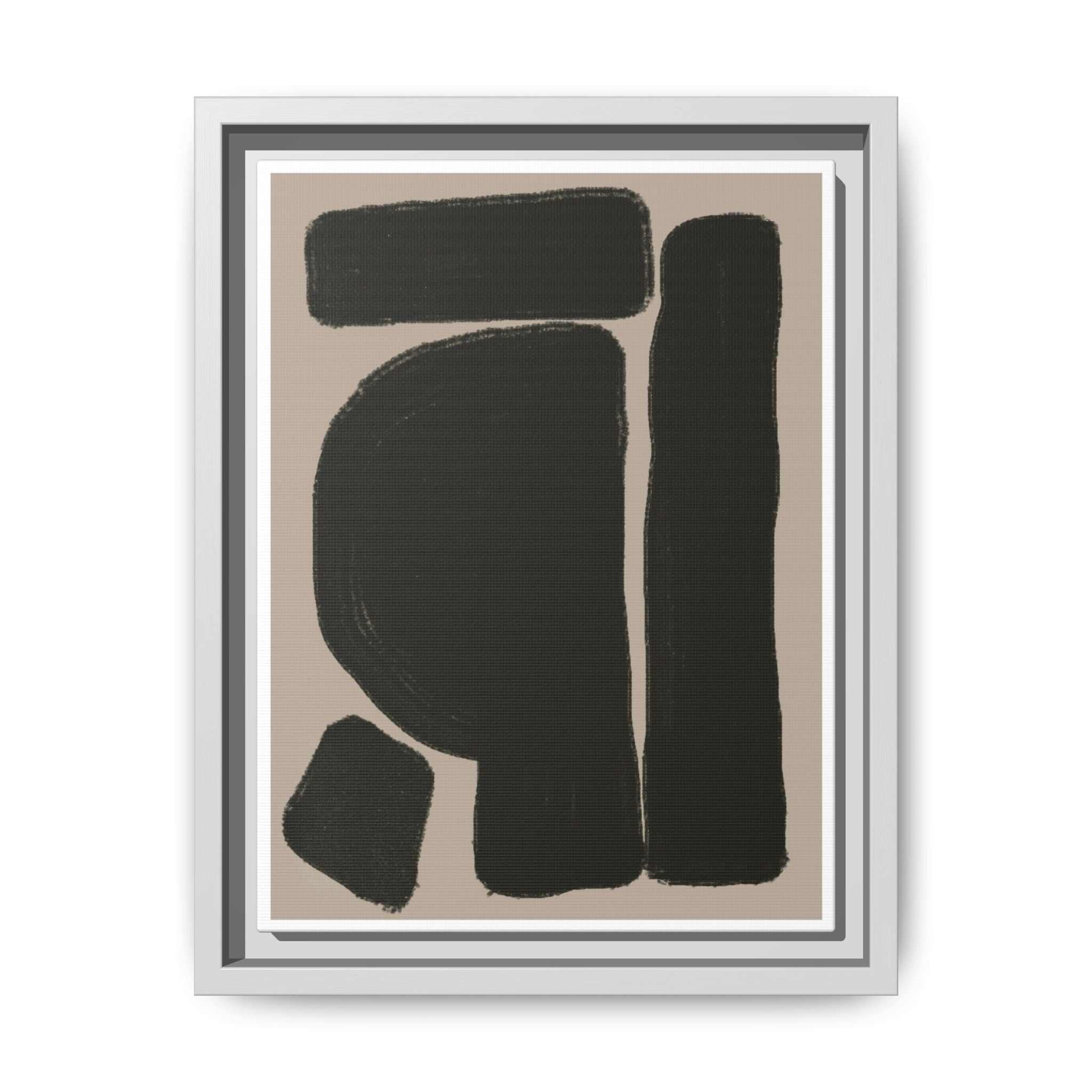 Velvet Obsidian Forms - Framed