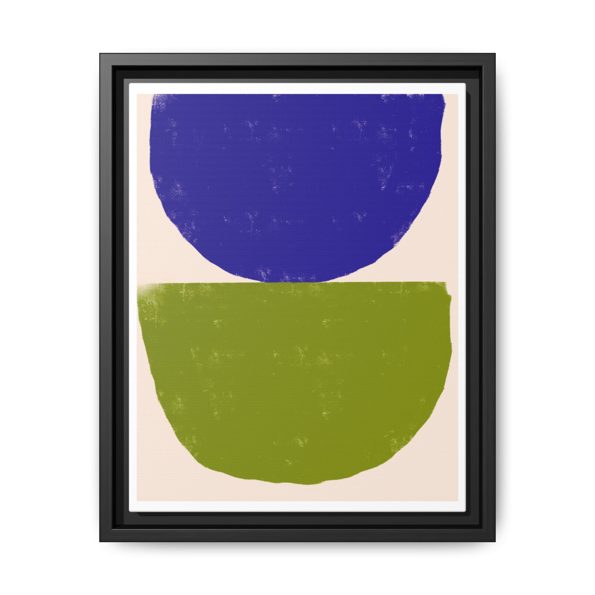 Cobalt Meadow Balance - Framed