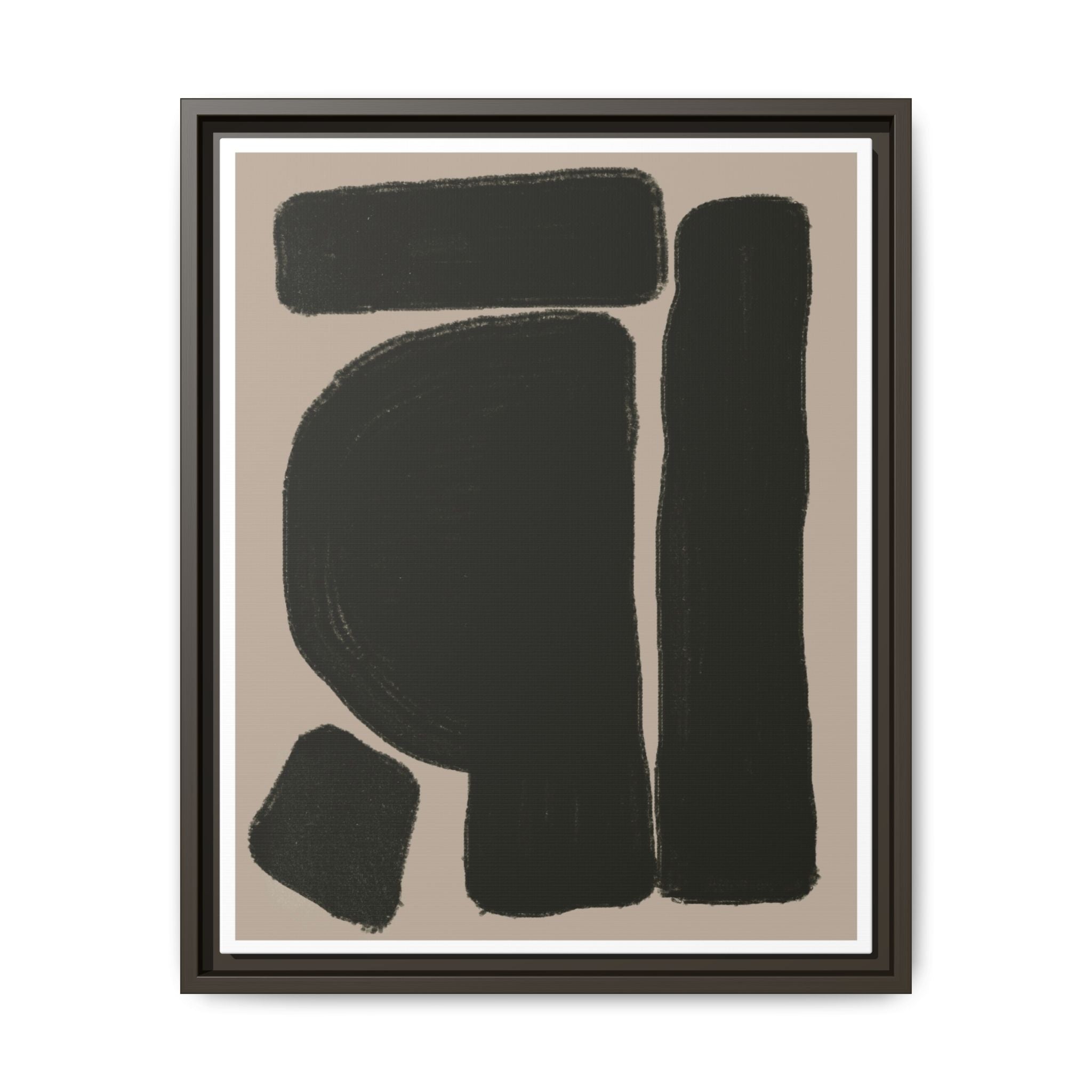 Velvet Obsidian Forms - Framed