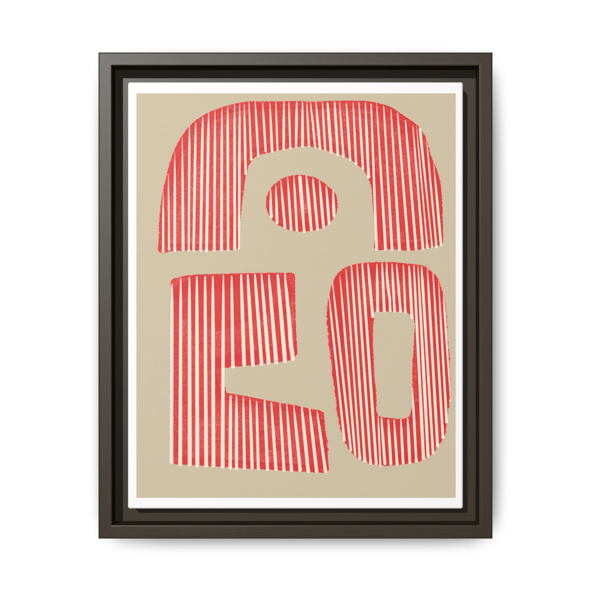 Coral Echo Forms - Framed