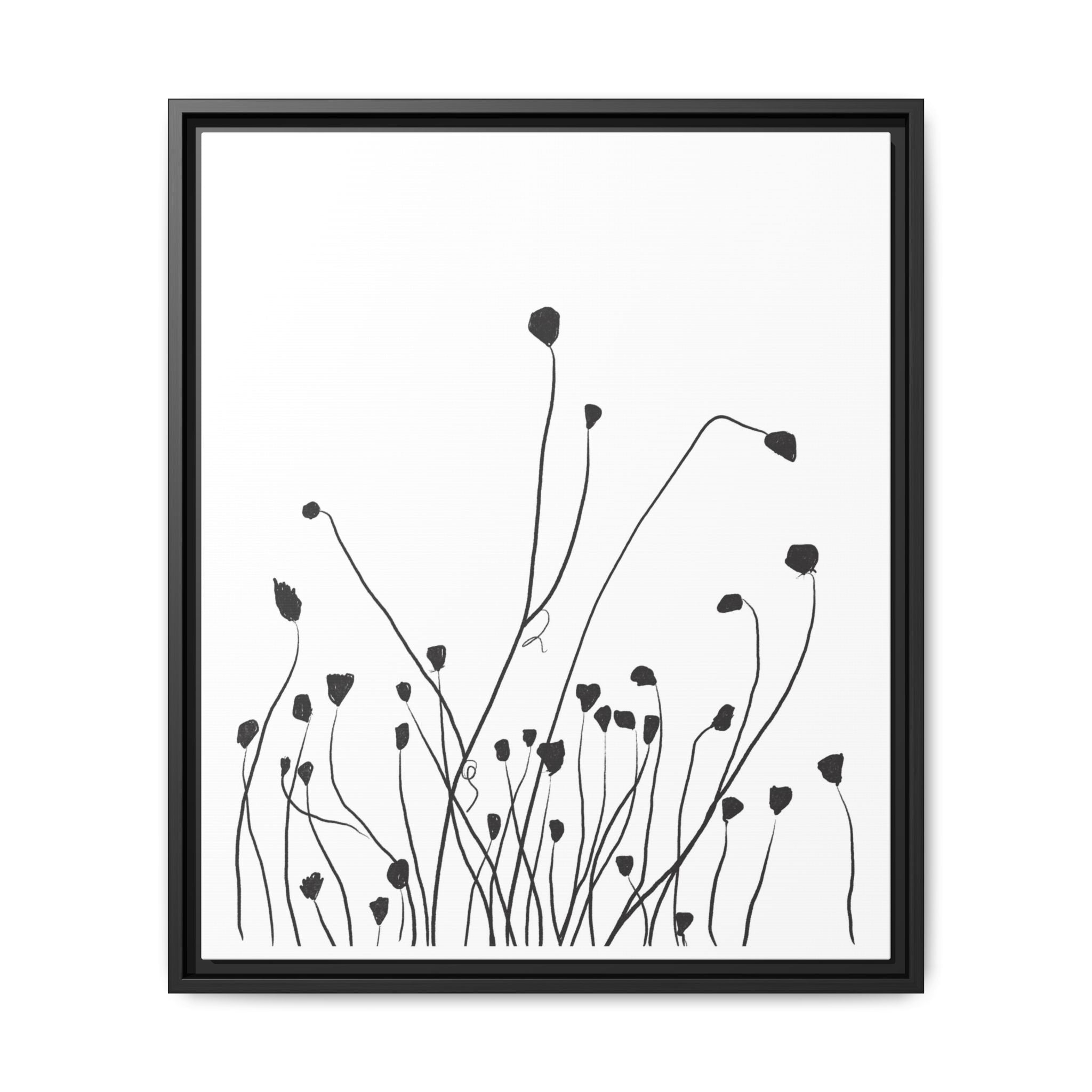 Silent Bloom Horizon - Framed