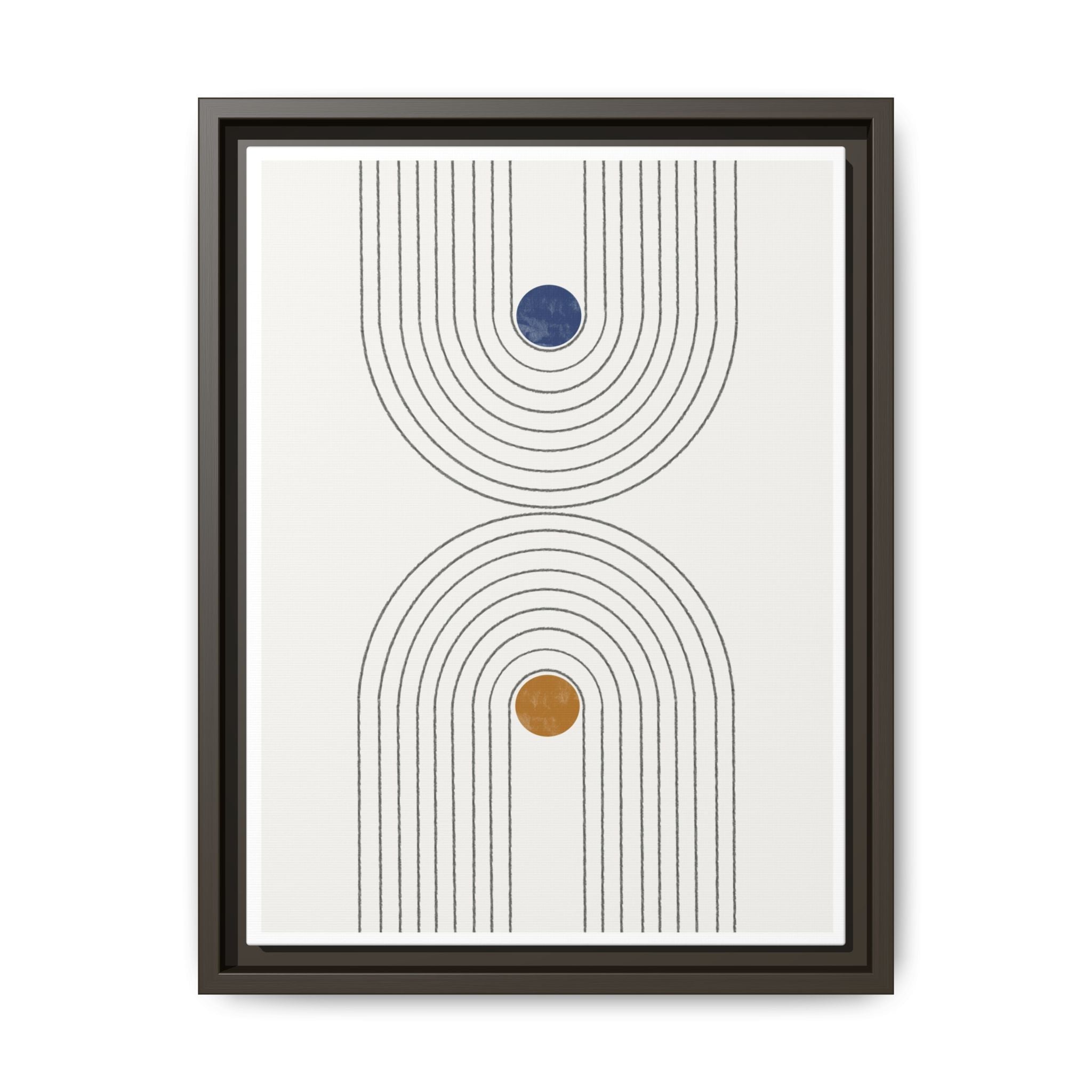 Dual Orbit Rhythm - Framed