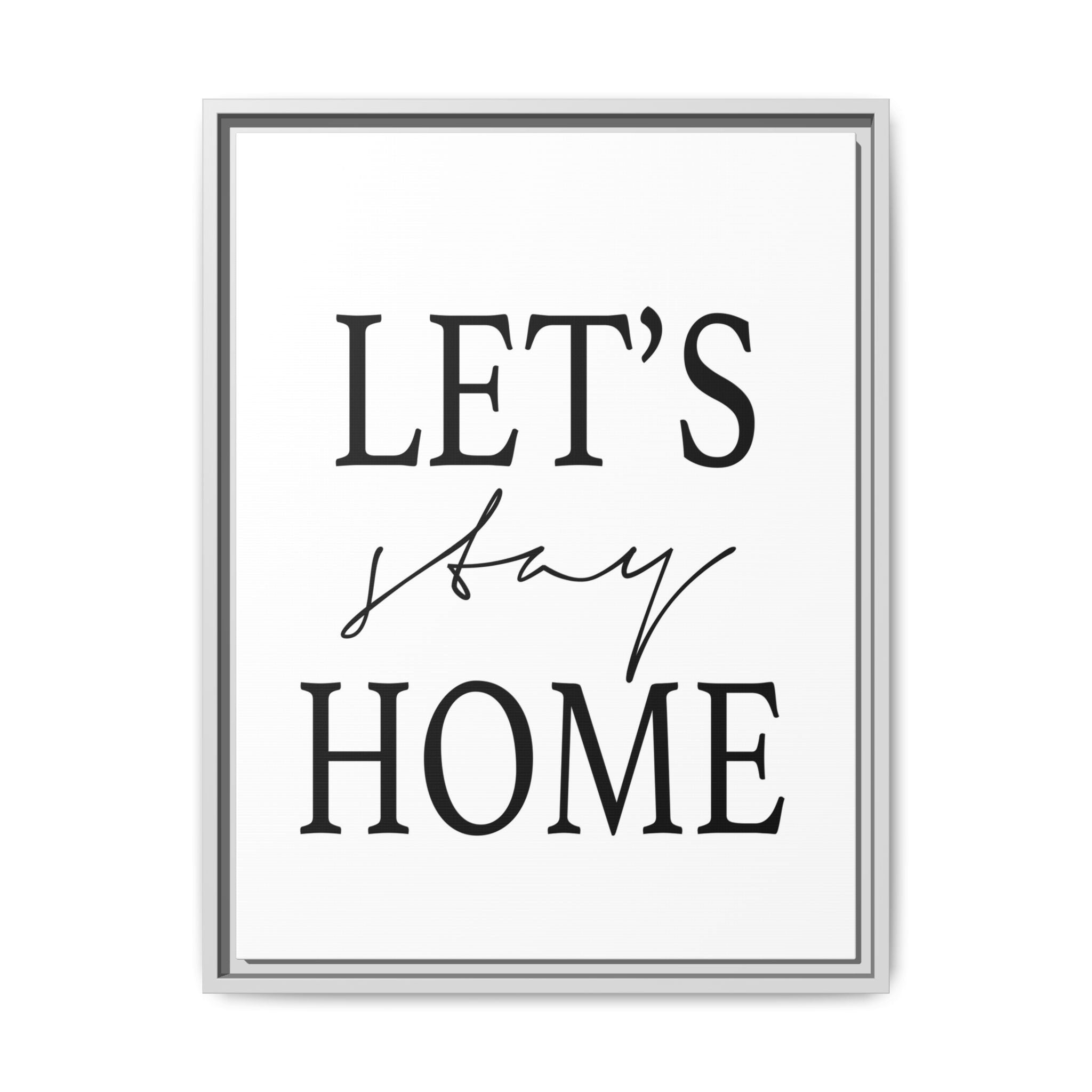 Gentle Haven Typography Glow - Framed