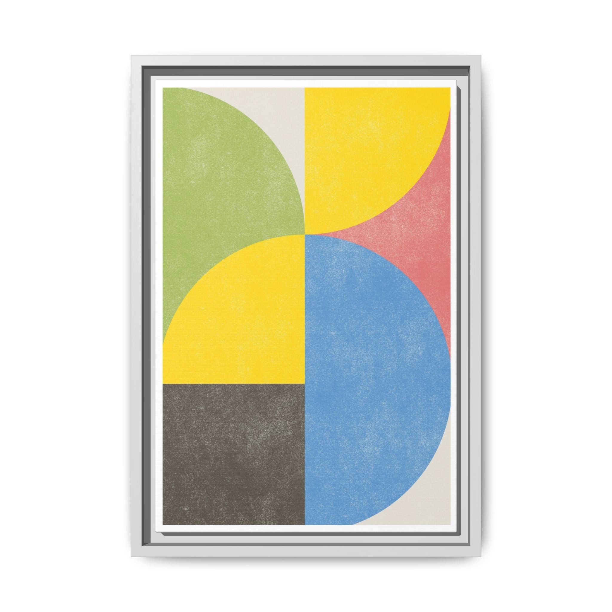 Pastel Orbit Rhythm - Framed