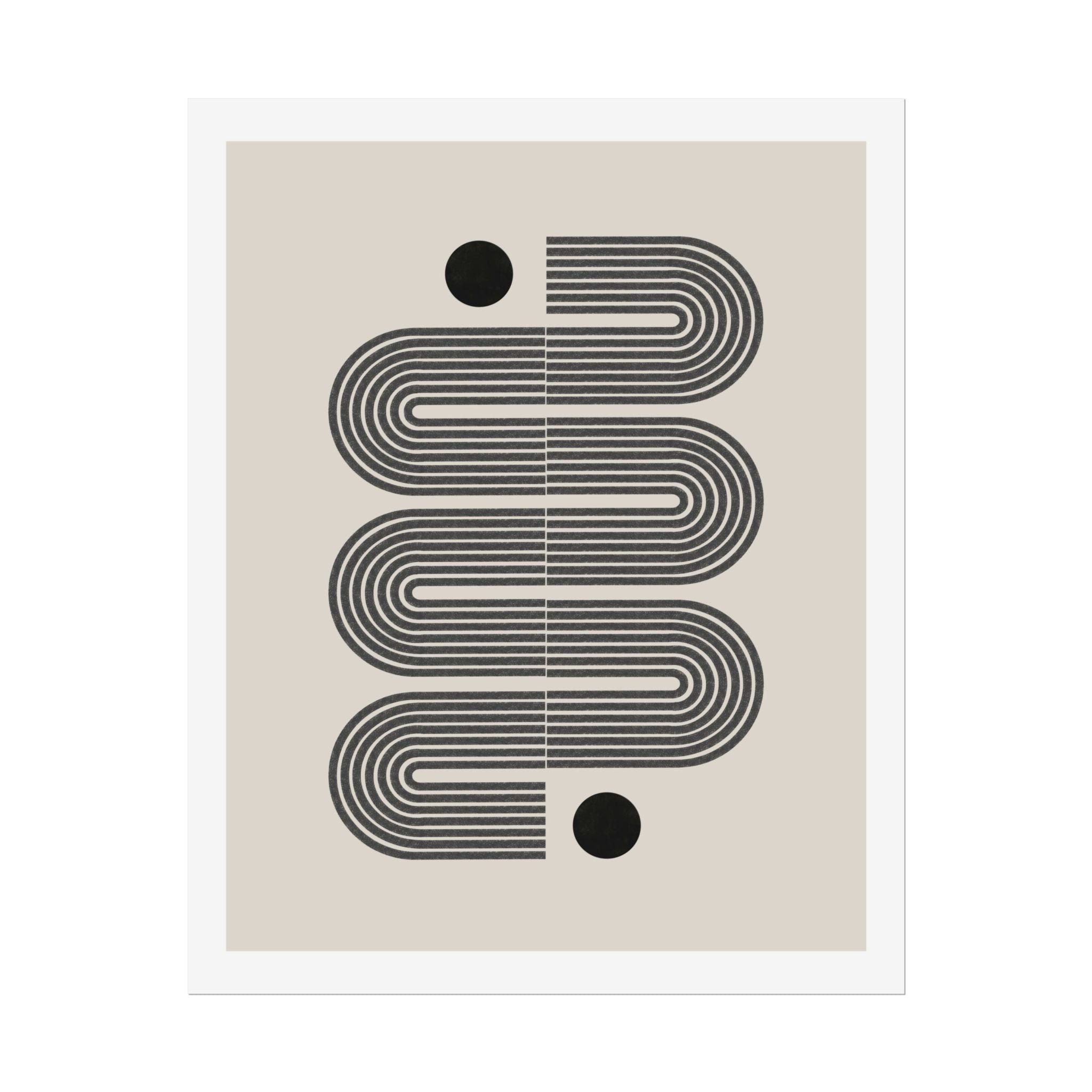 Midnight Circuit Flow - Poster