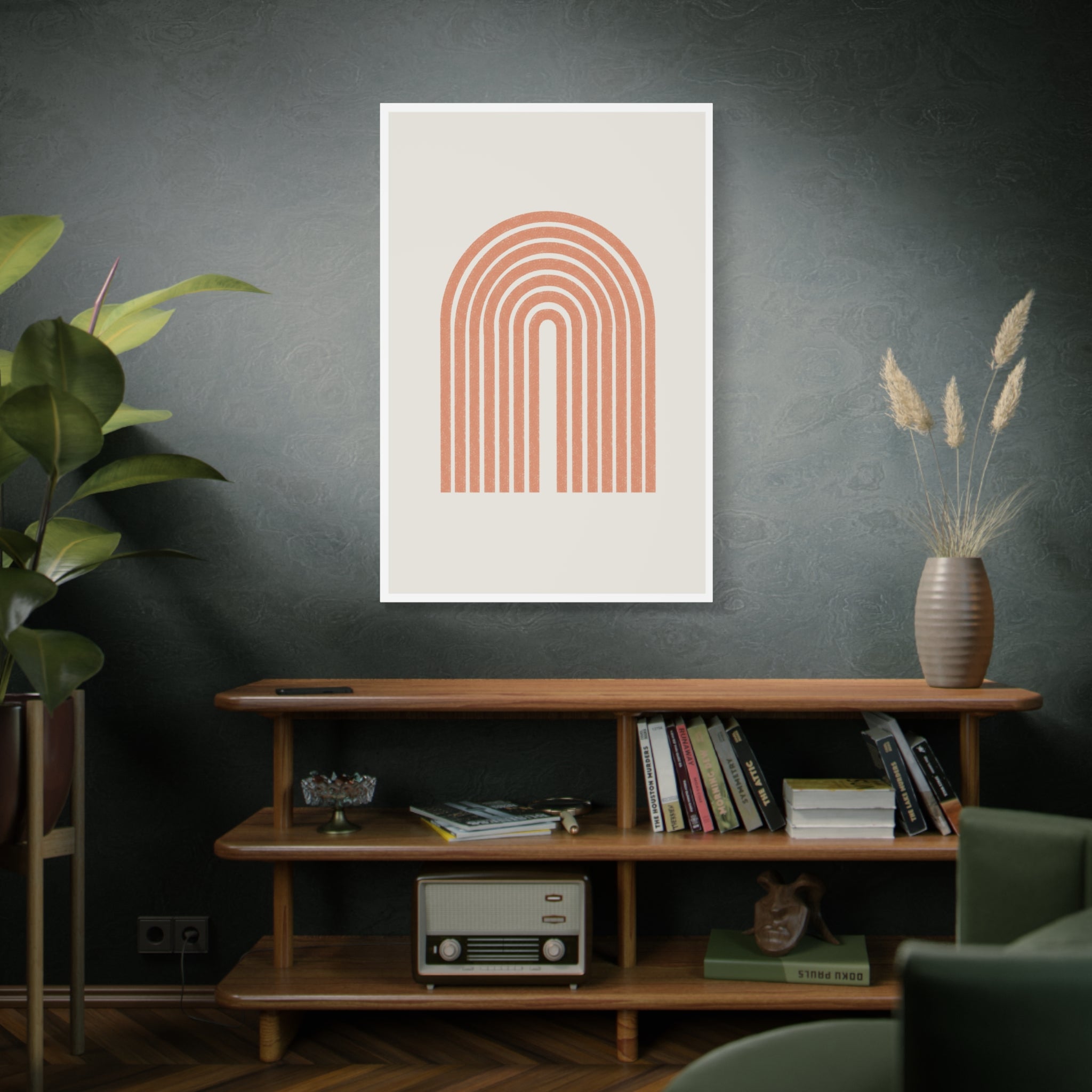 Terracotta Arc Whisper - Canvas