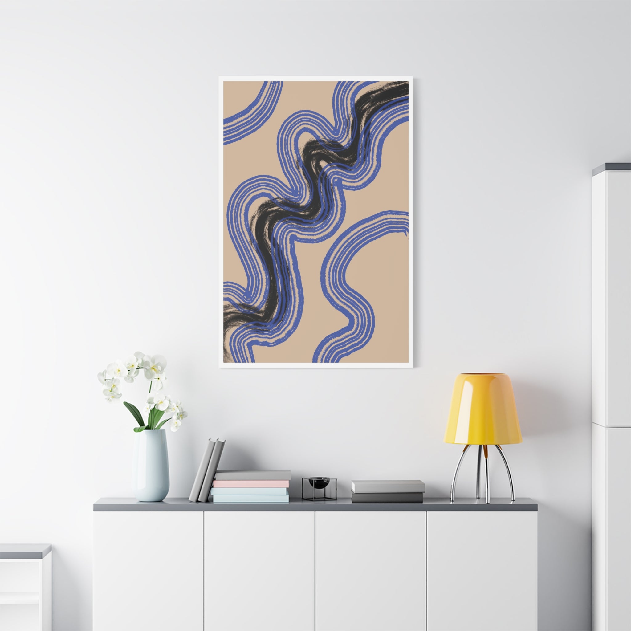 Indigo Rhythm Passage - Canvas