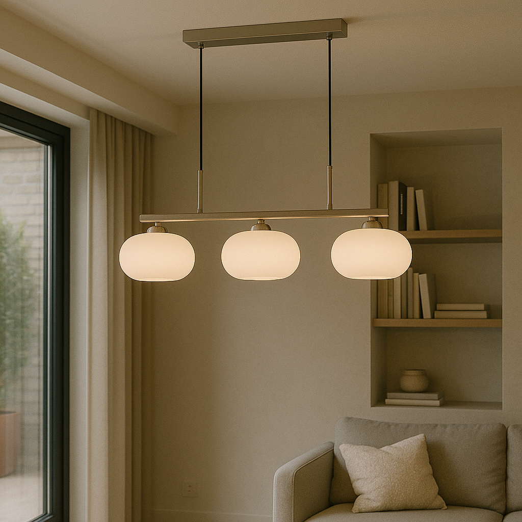 3 Heads Bauhaus Pendant Light