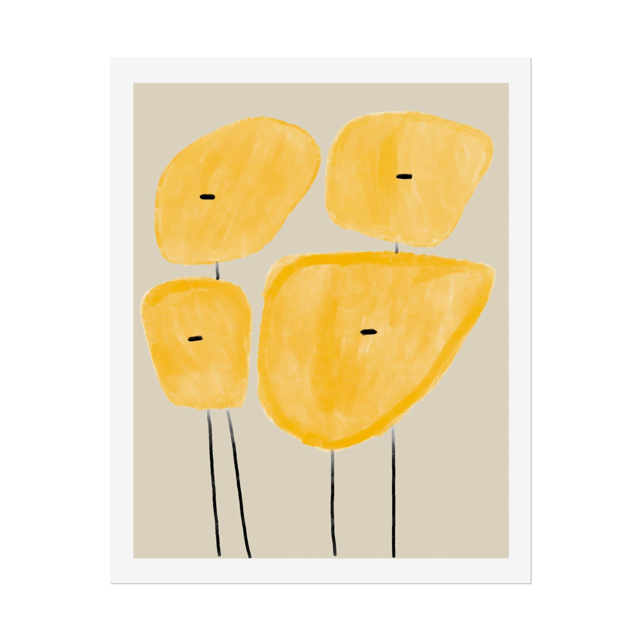 Golden Meadow Figures - Poster